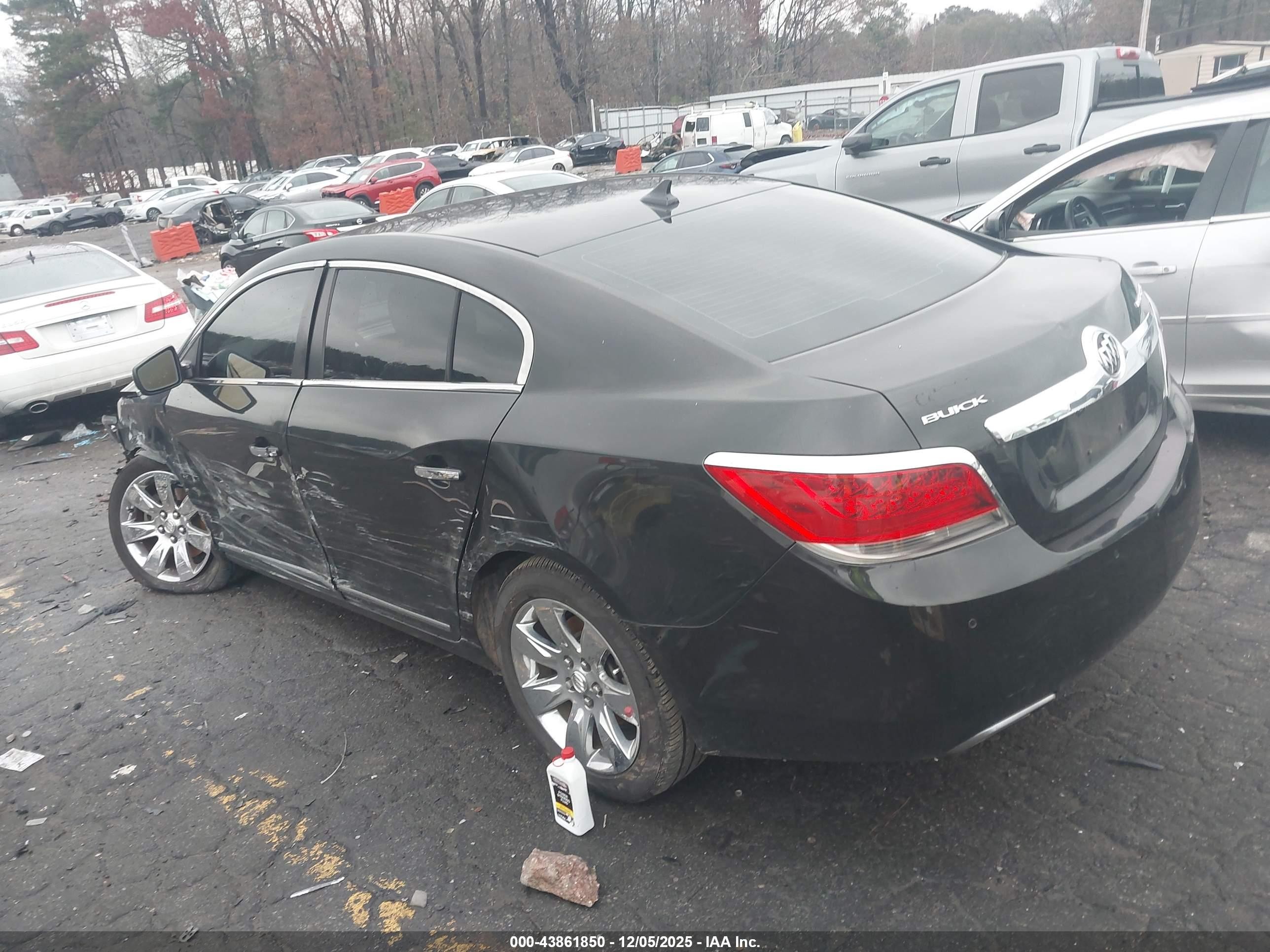 2012 Buick Lacrosse Premium 1 Group Black vin: 1G4GD5E38CF136635