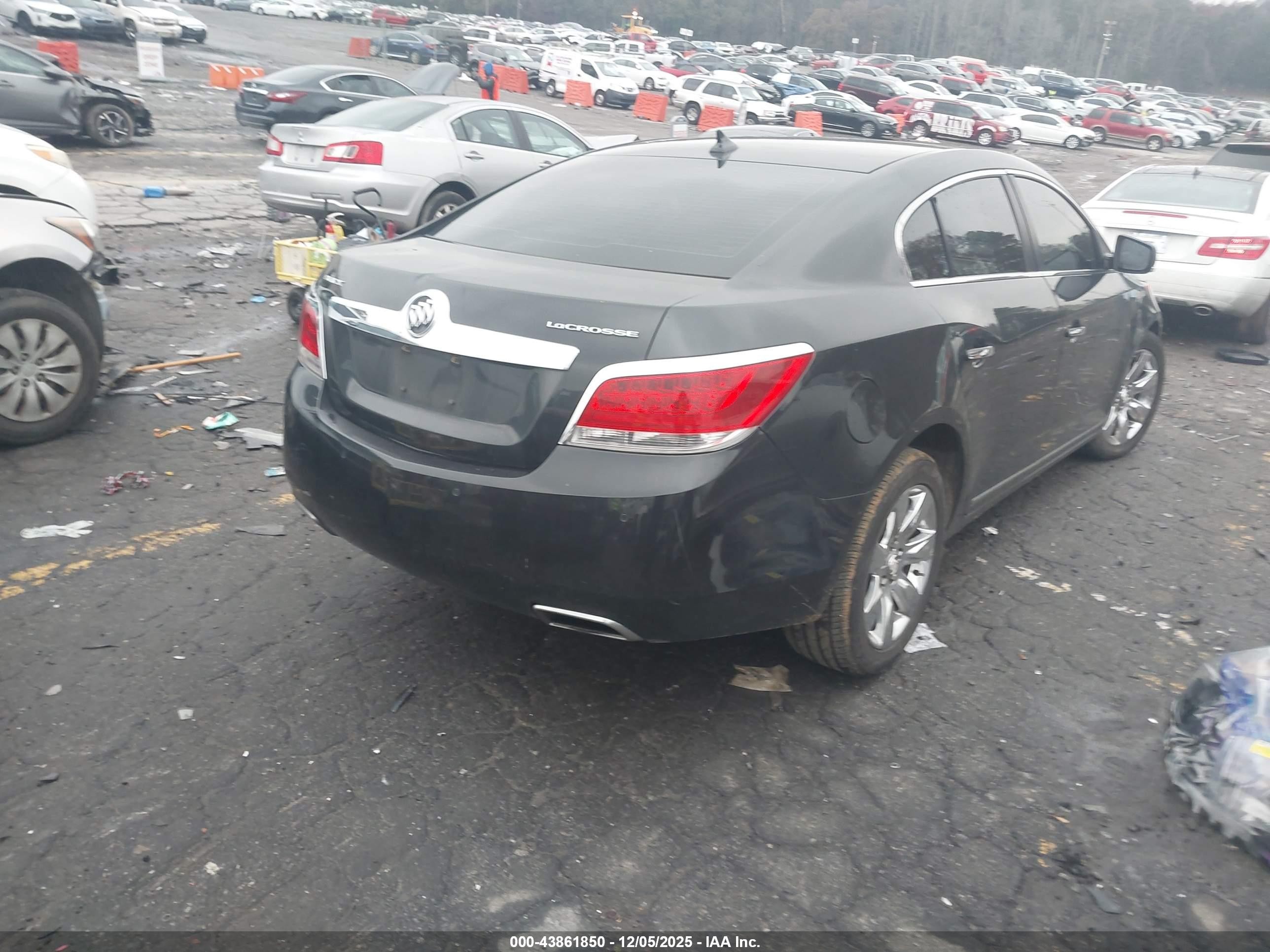 2012 Buick Lacrosse Premium 1 Group Black vin: 1G4GD5E38CF136635
