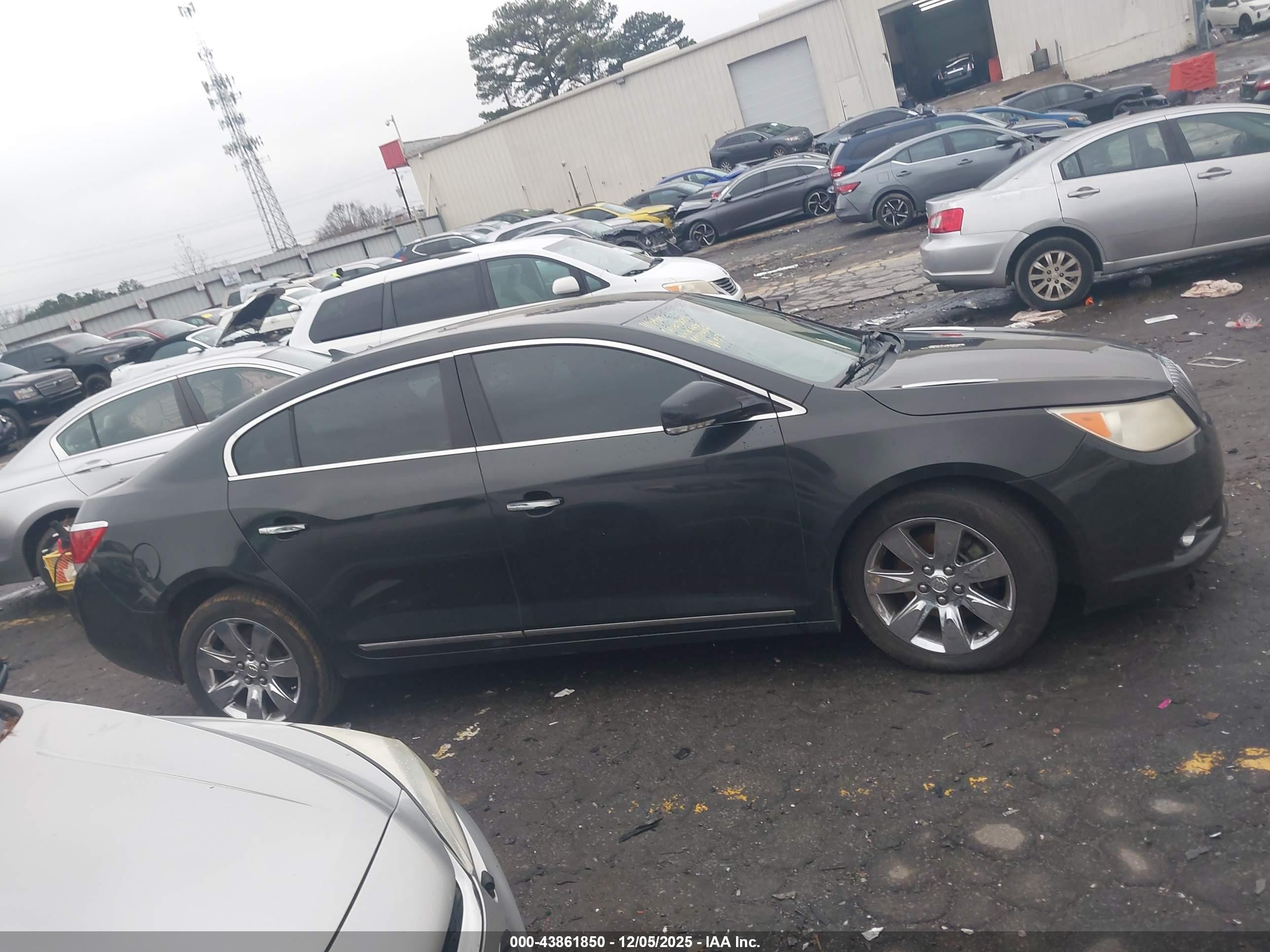2012 Buick Lacrosse Premium 1 Group Black vin: 1G4GD5E38CF136635