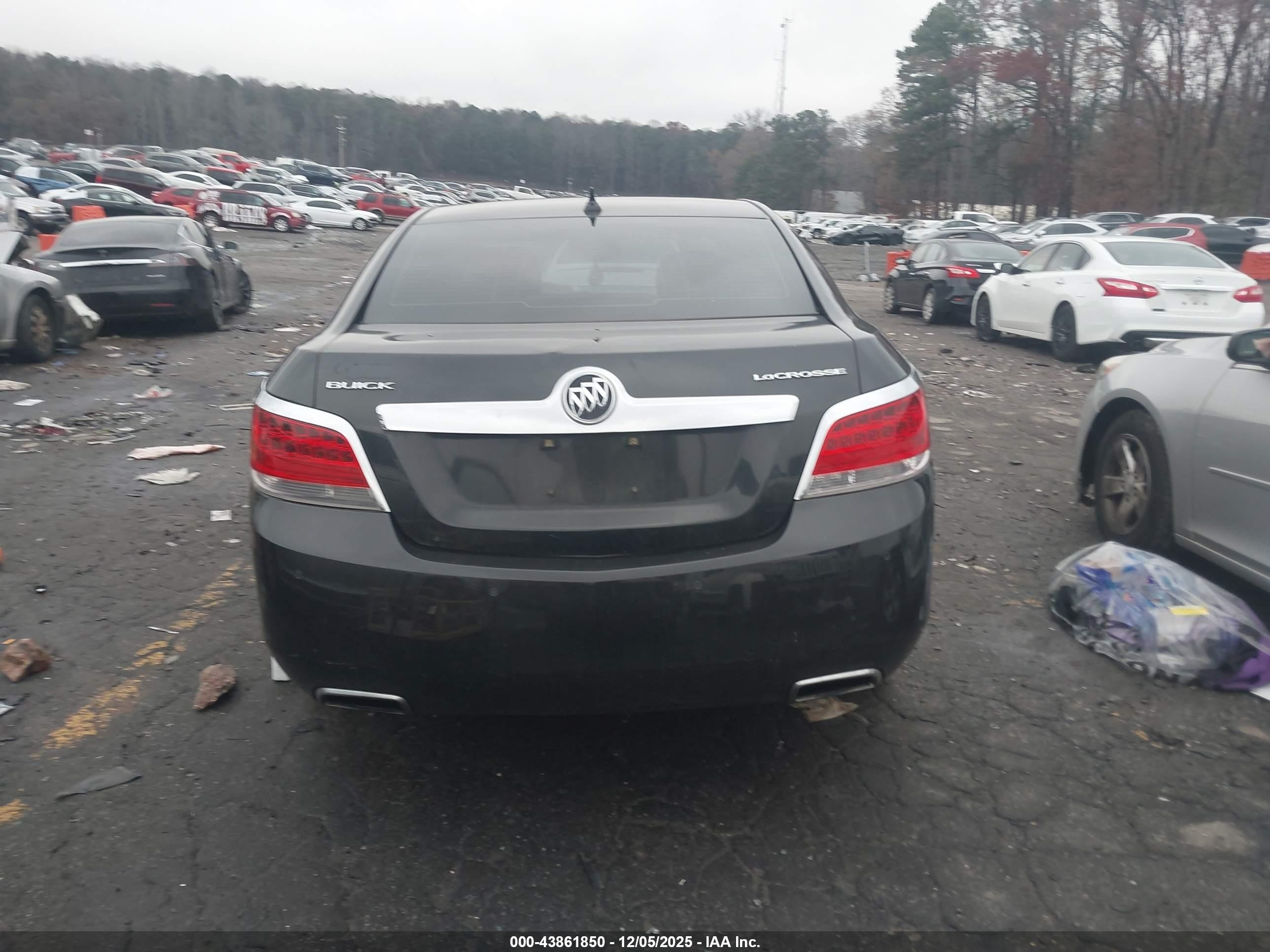 2012 Buick Lacrosse Premium 1 Group Black vin: 1G4GD5E38CF136635
