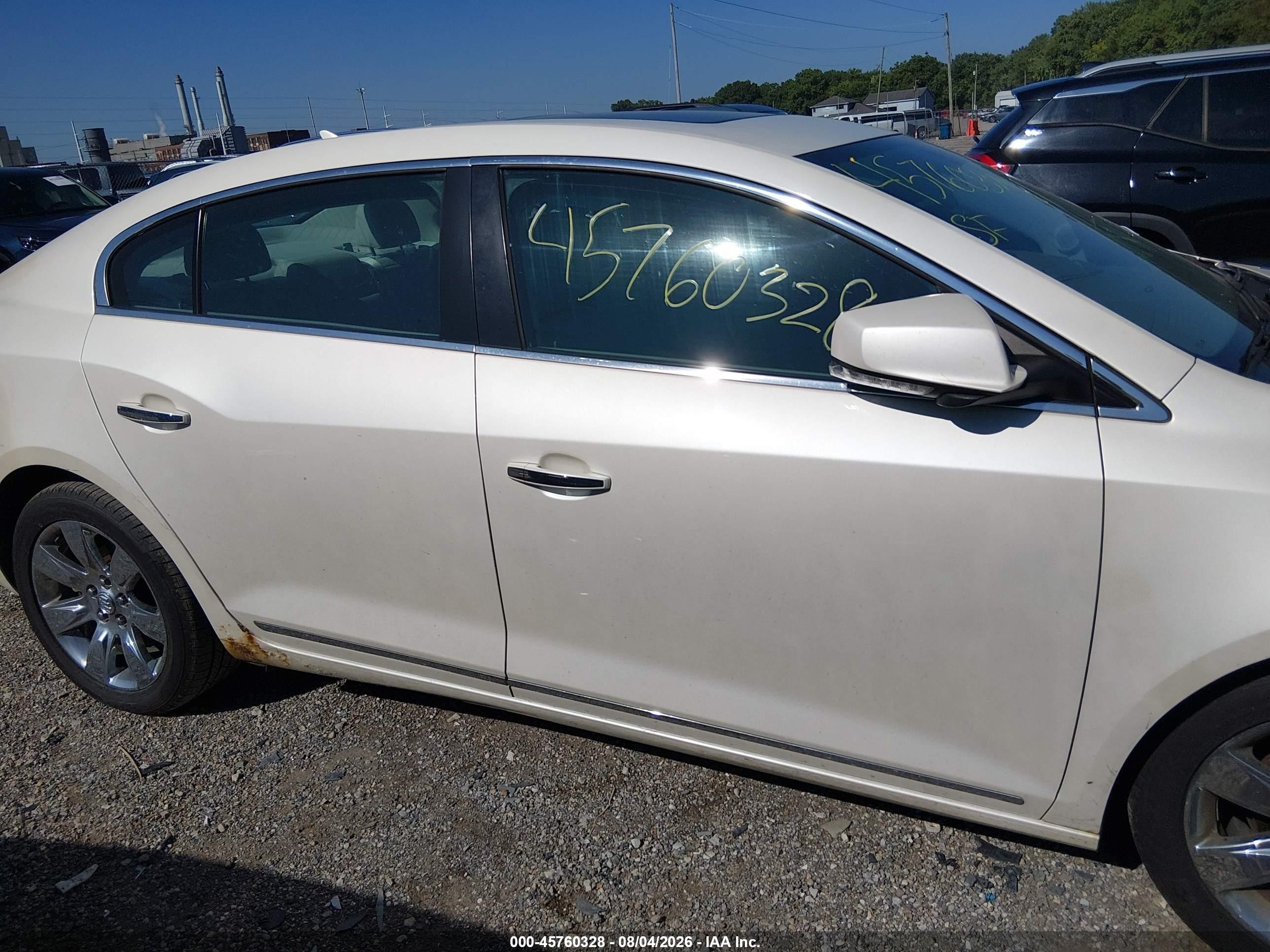 2012 Buick Lacrosse Premium 1 Group White vin: 1G4GD5E38CF137879
