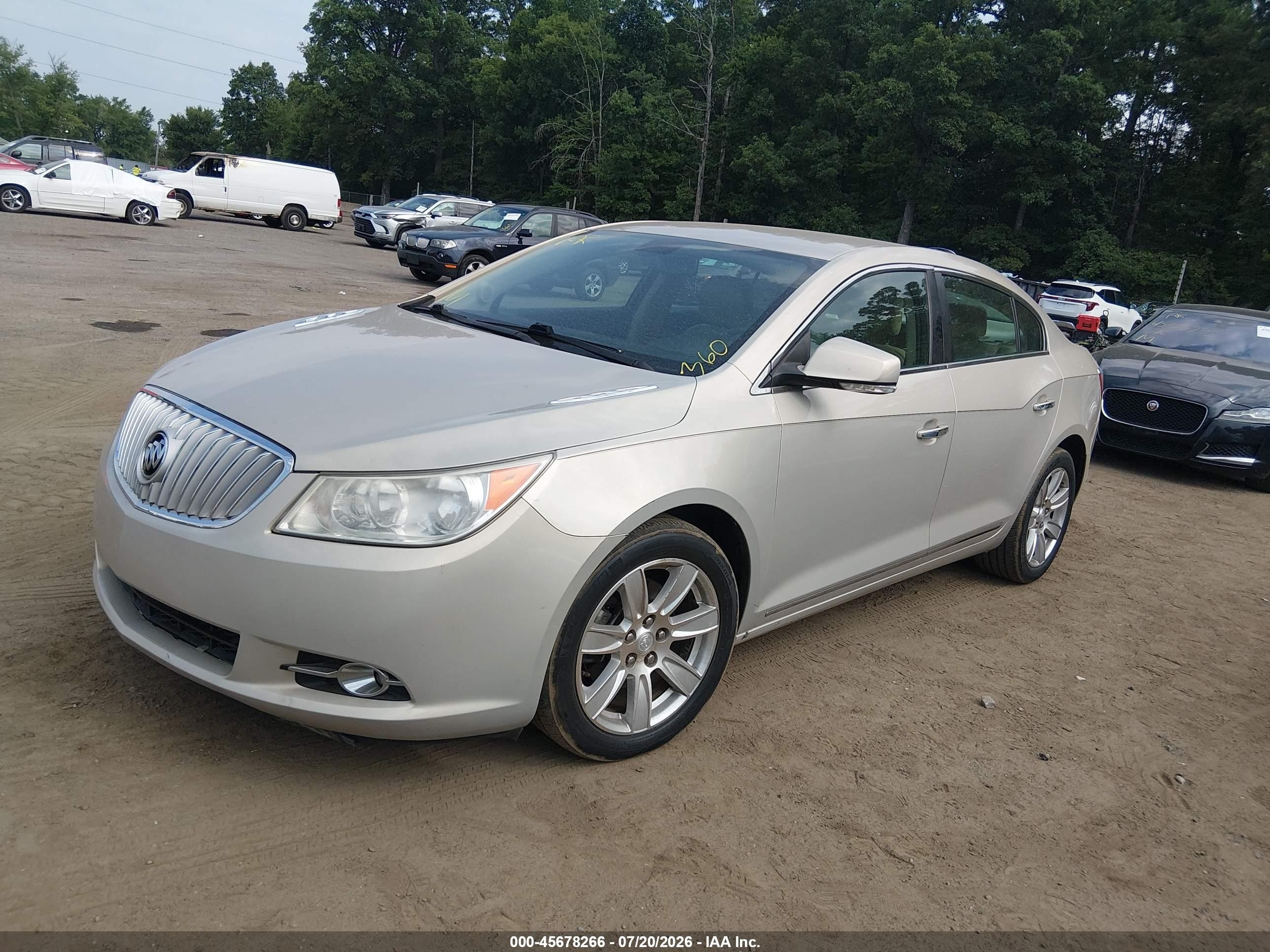 2012 Buick Lacrosse Premium 1 Group Gold vin: 1G4GD5E38CF258248