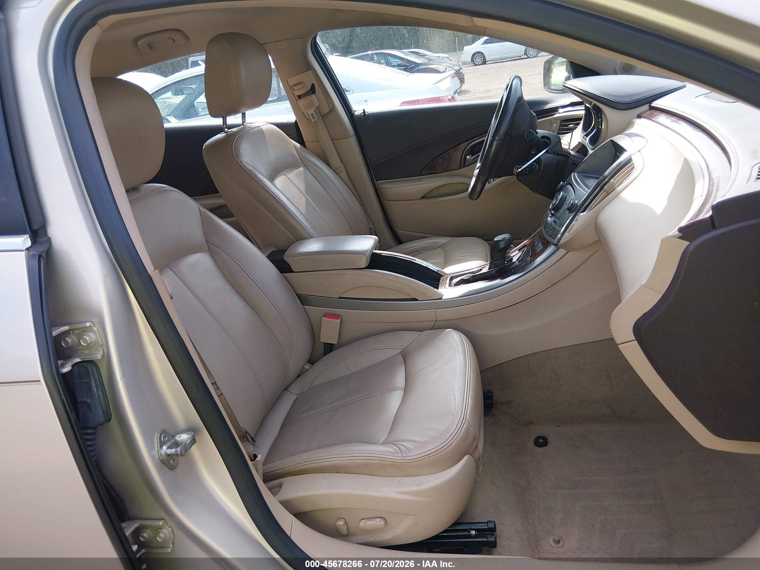 2012 Buick Lacrosse Premium 1 Group Gold vin: 1G4GD5E38CF258248