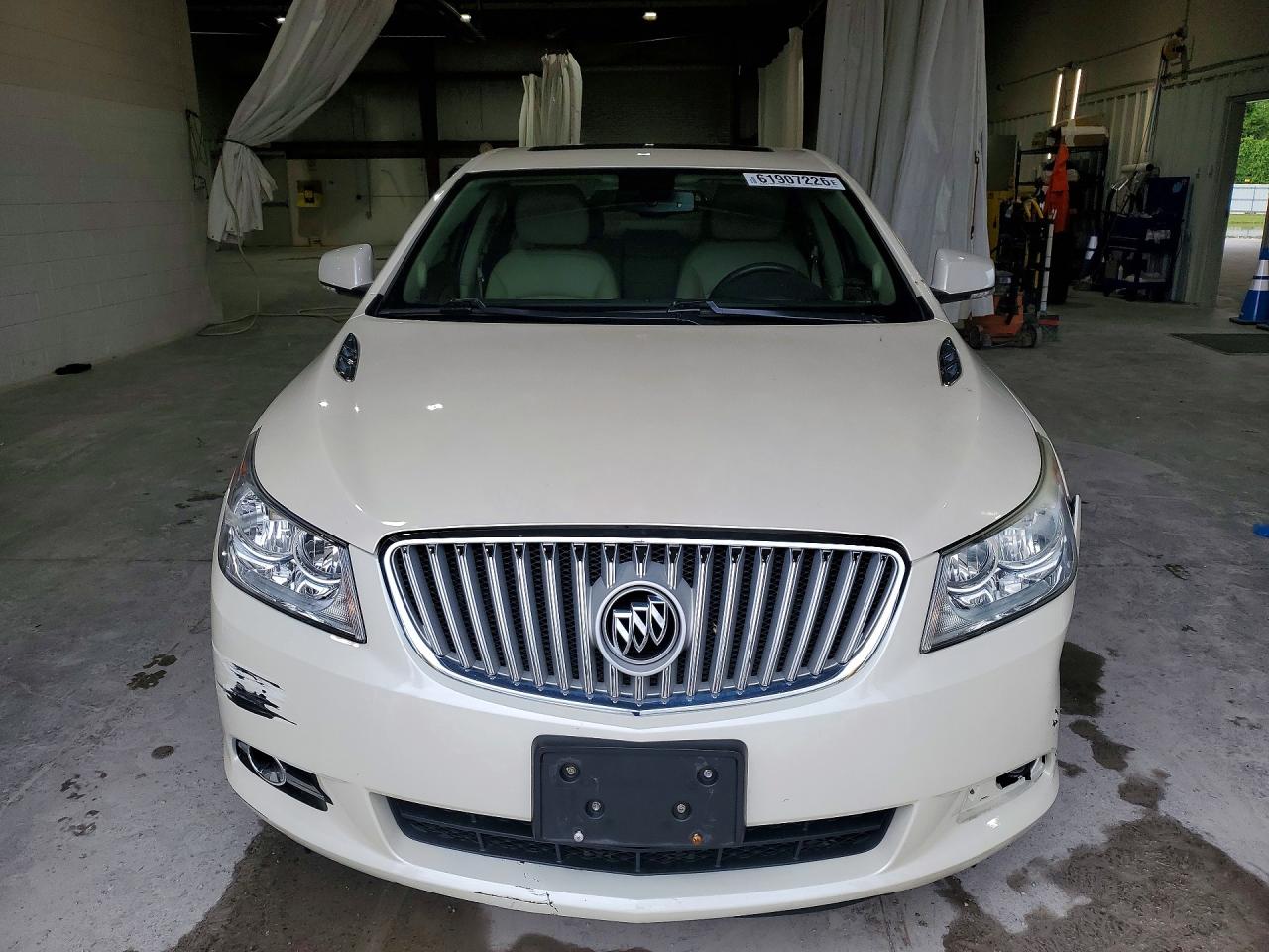 2012 Buick Lacrosse Premium White vin: 1G4GD5E38CF347009
