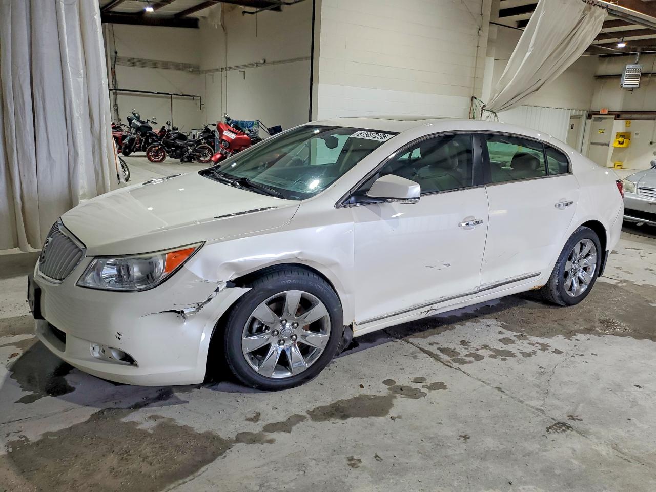 2012 Buick Lacrosse Premium White vin: 1G4GD5E38CF347009