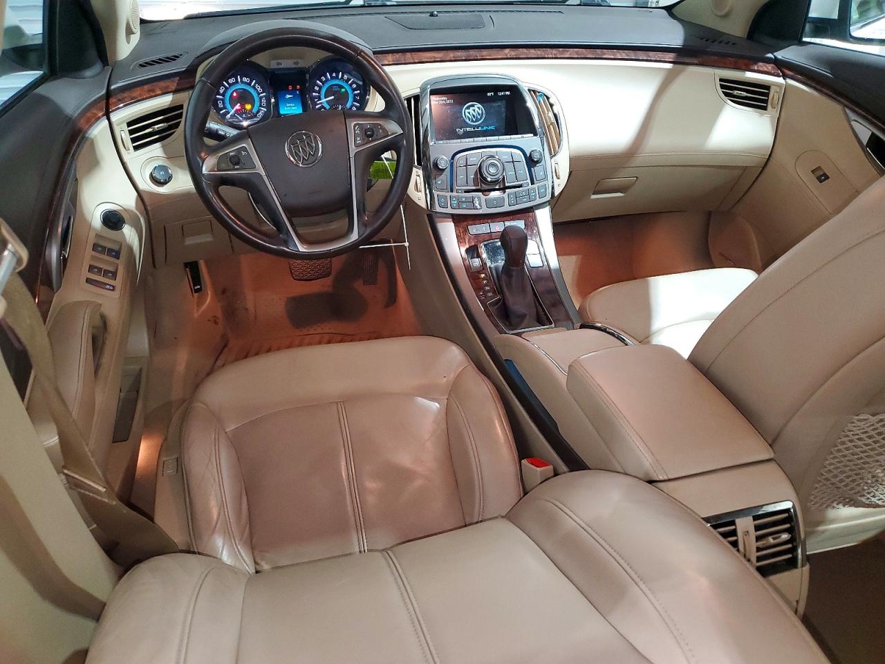2012 Buick Lacrosse Premium White vin: 1G4GD5E38CF347009