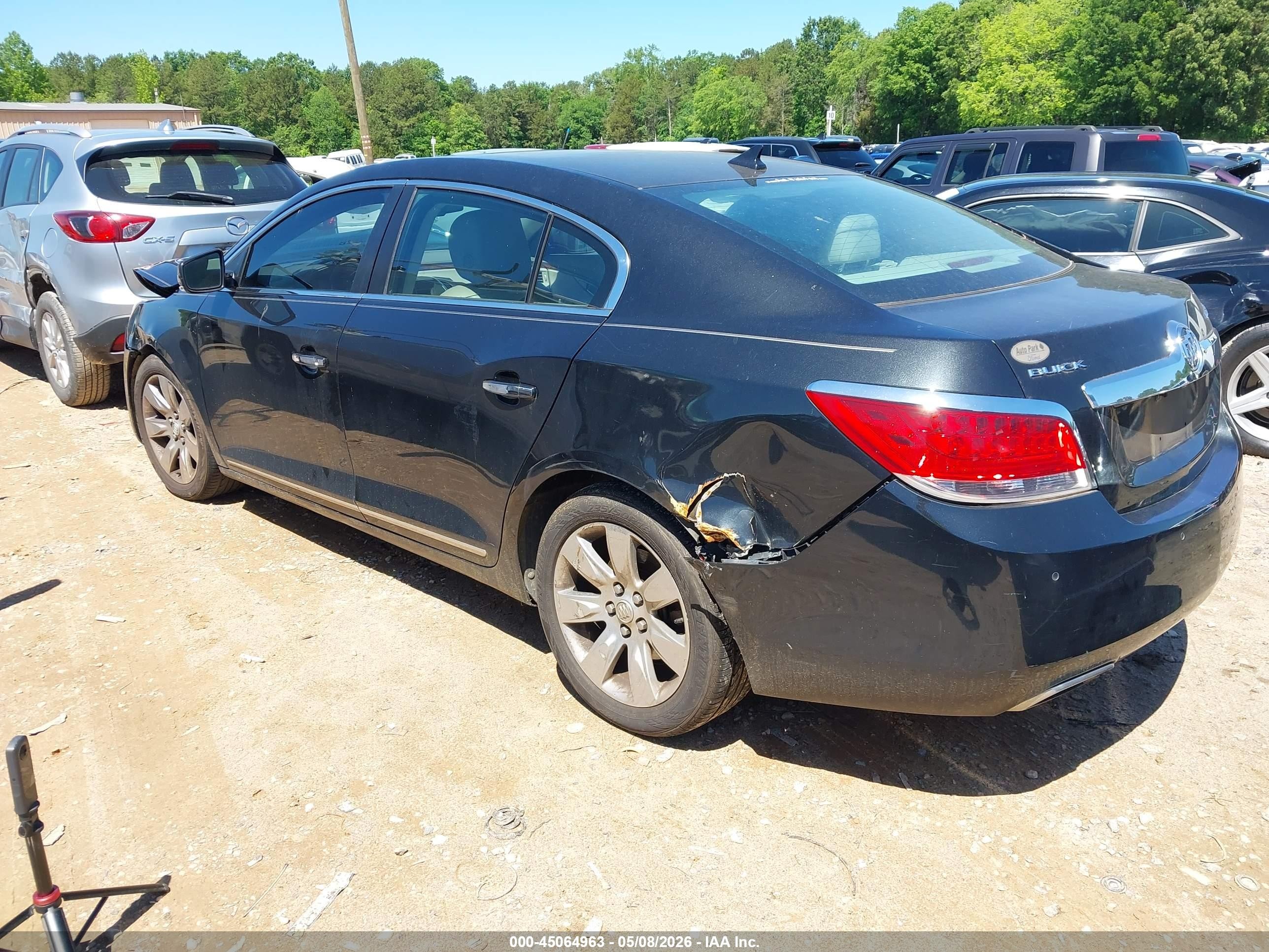 2012 Buick Lacrosse Premium 1 Group Black vin: 1G4GD5E39CF110867