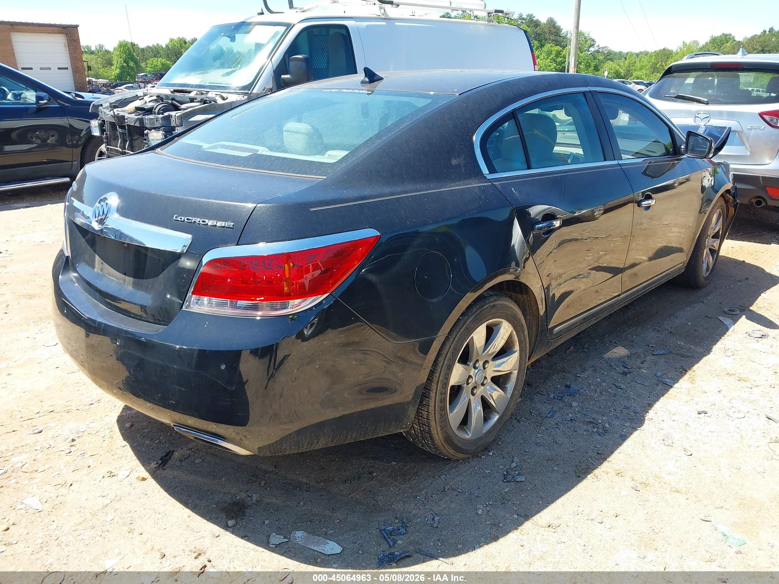 2012 Buick Lacrosse Premium 1 Group Black vin: 1G4GD5E39CF110867