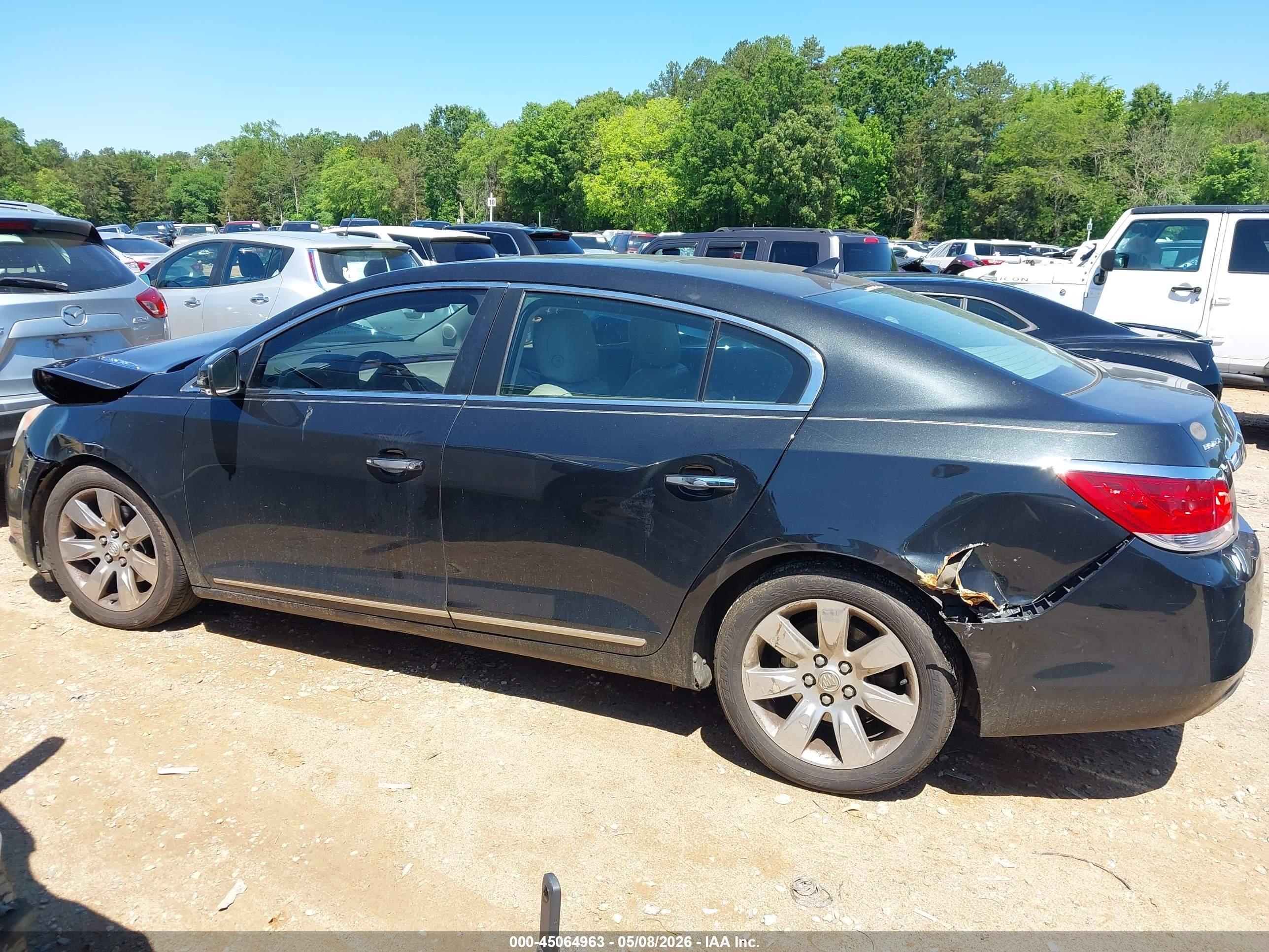 2012 Buick Lacrosse Premium 1 Group Black vin: 1G4GD5E39CF110867