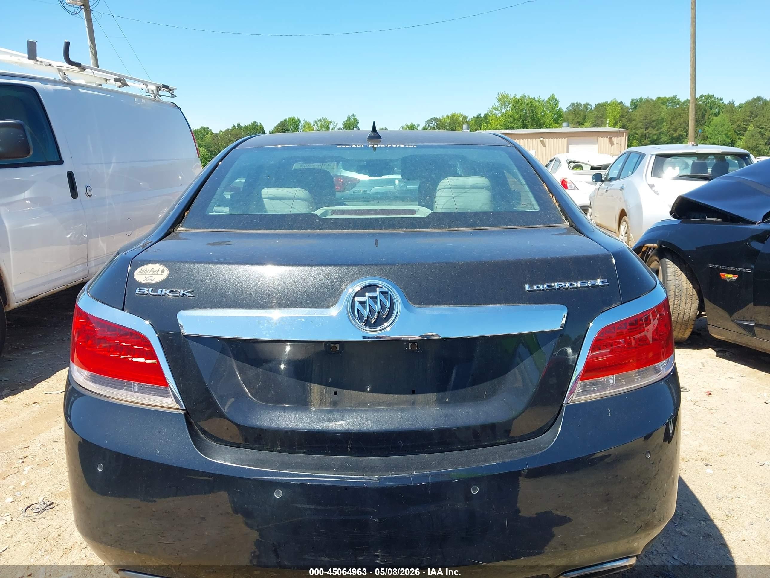 2012 Buick Lacrosse Premium 1 Group Black vin: 1G4GD5E39CF110867