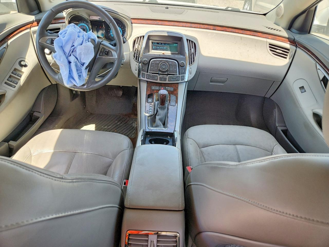 2012 Buick Lacrosse Premium White vin: 1G4GD5E39CF137258