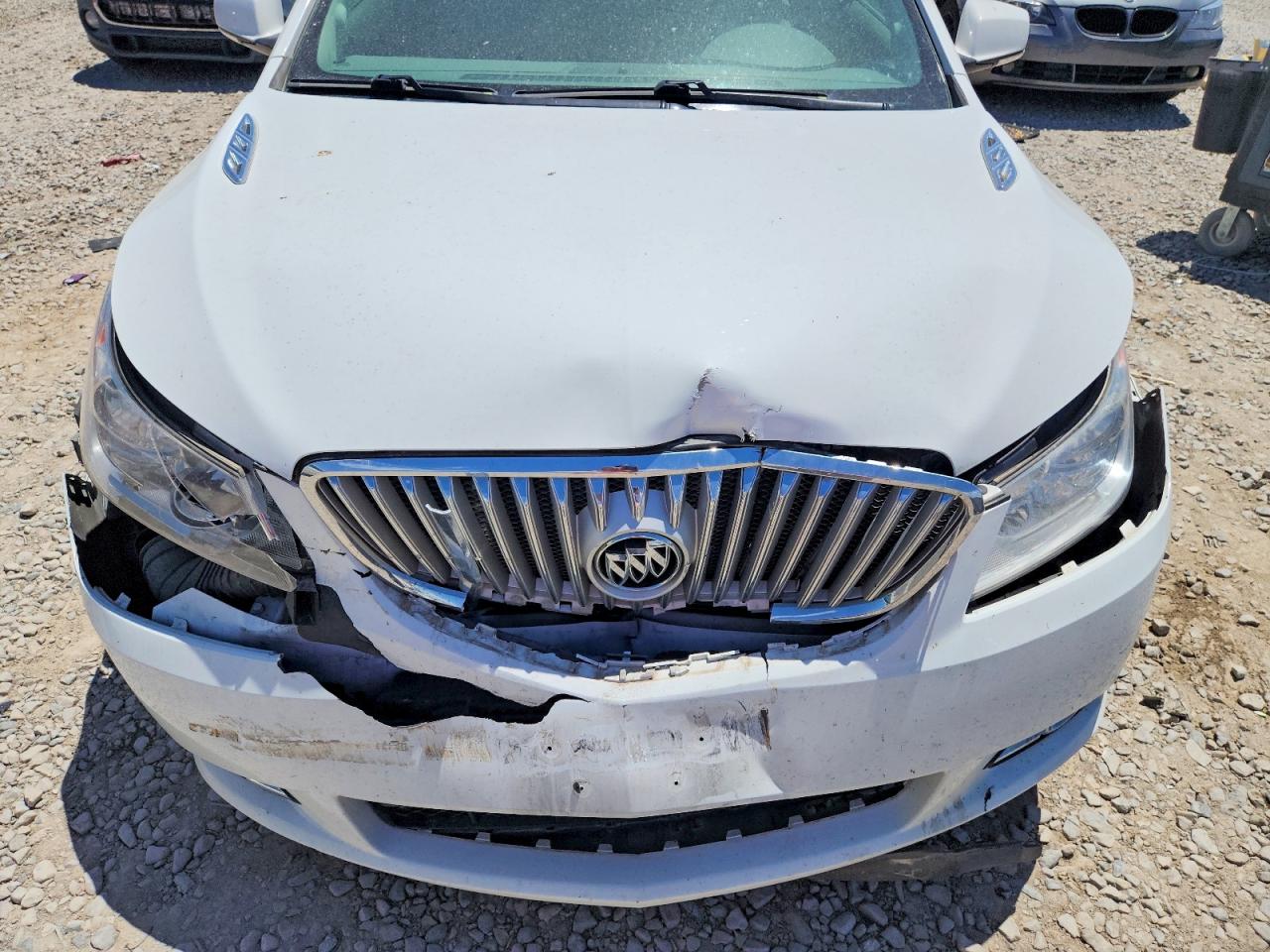 2012 Buick Lacrosse Premium White vin: 1G4GD5E39CF137258