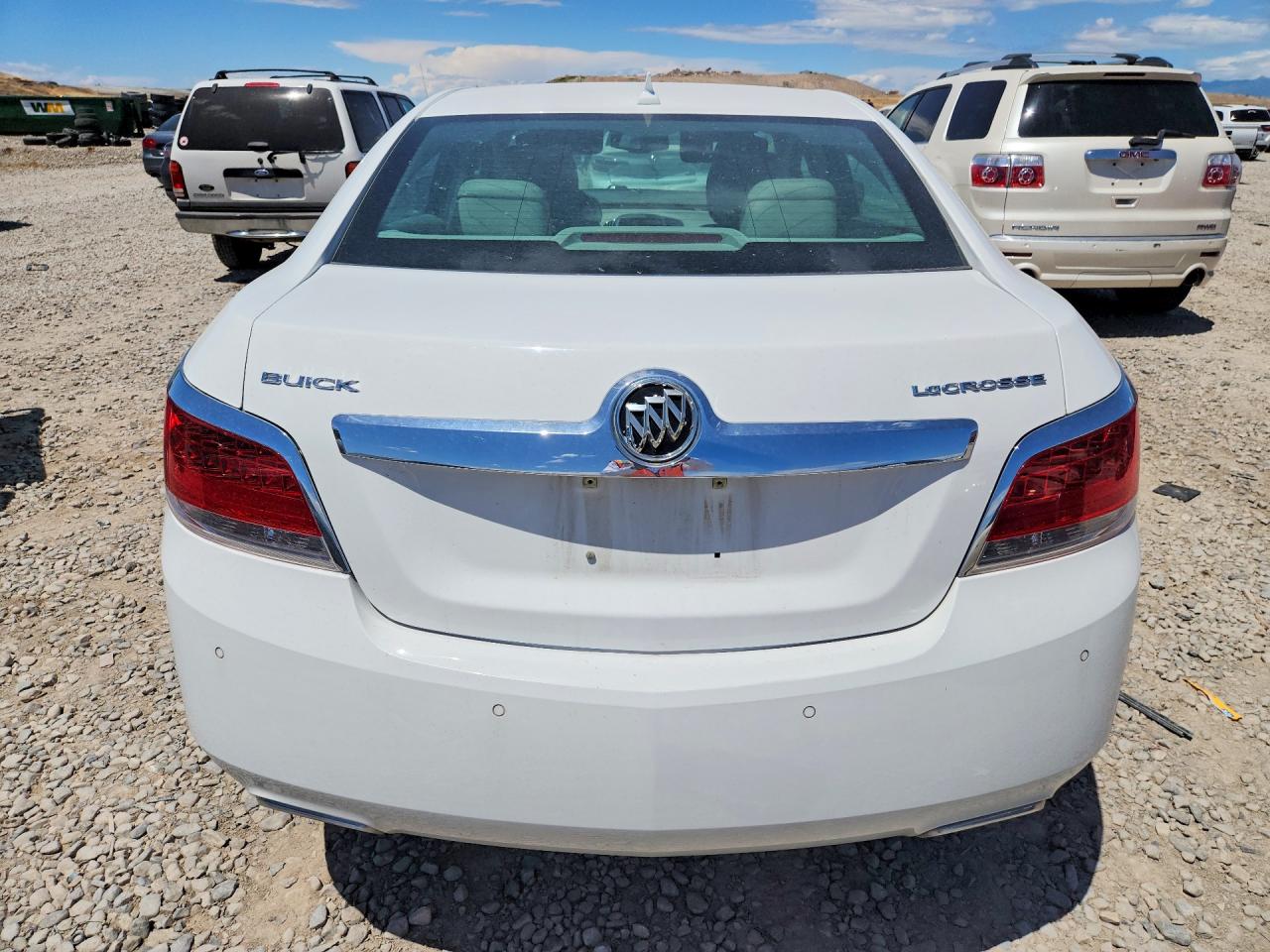 2012 Buick Lacrosse Premium White vin: 1G4GD5E39CF137258