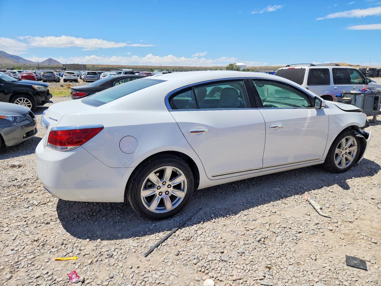 2012 Buick Lacrosse Premium White vin: 1G4GD5E39CF137258