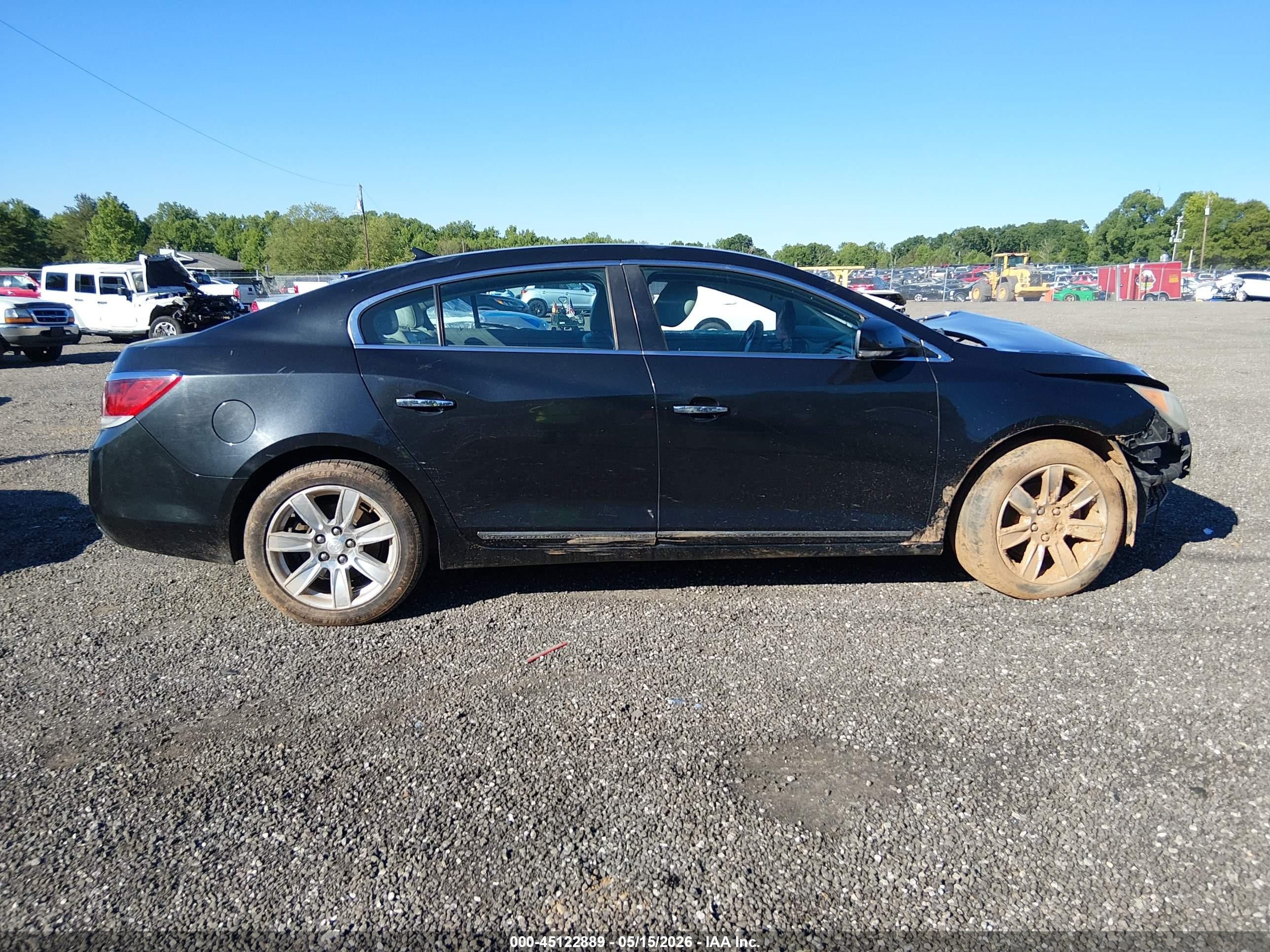 2012 Buick Lacrosse Premium 1 Group Black vin: 1G4GD5E3XCF277108