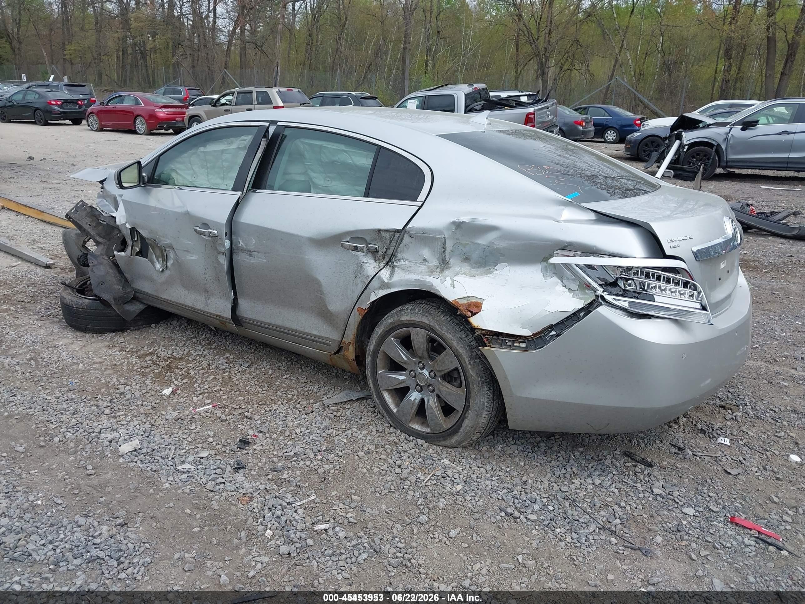 2011 Buick Lacrosse Cxl Серебряный vin: 1G4GD5ED0BF311693
