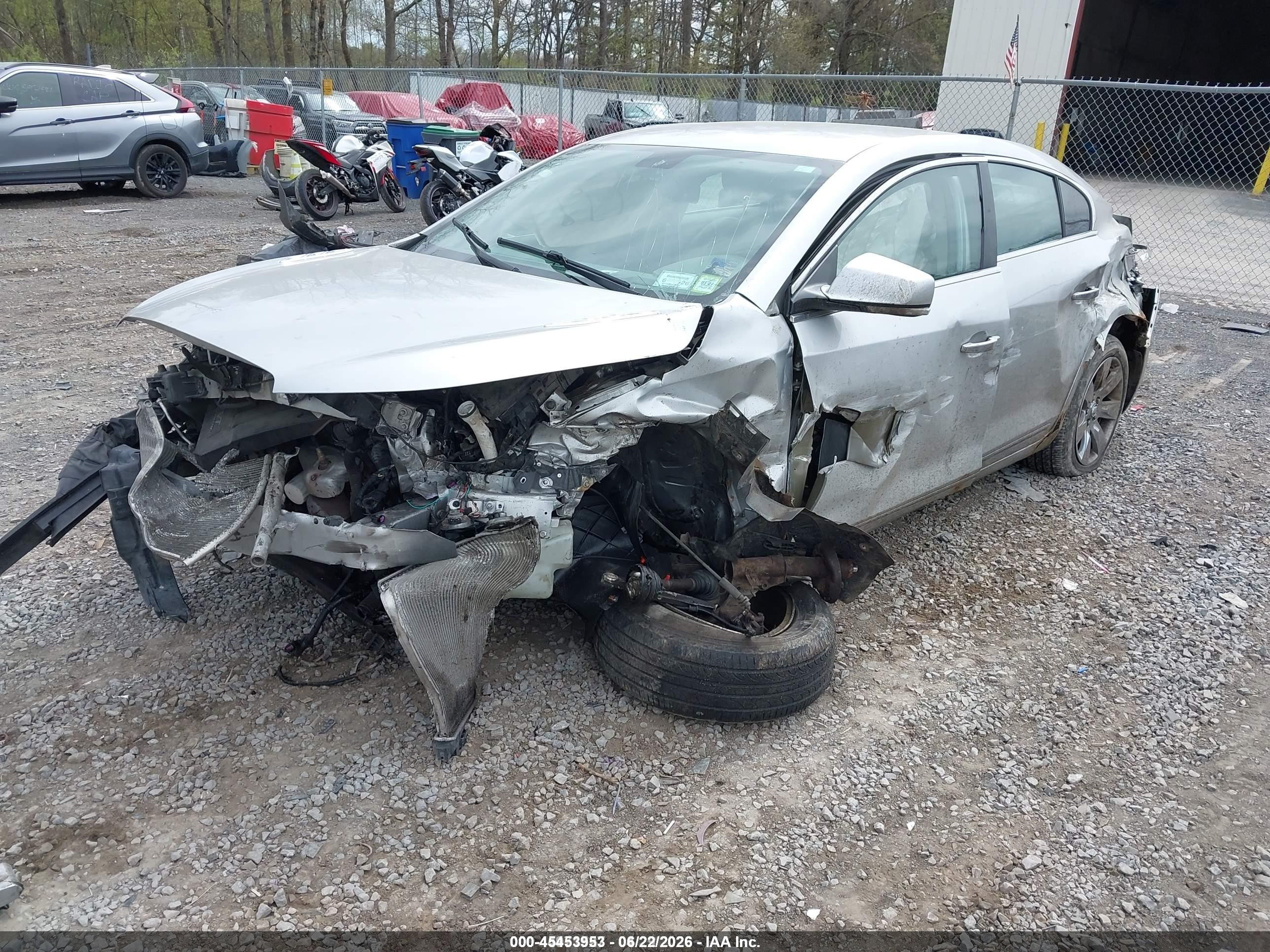 2011 Buick Lacrosse Cxl Серебряный vin: 1G4GD5ED0BF311693
