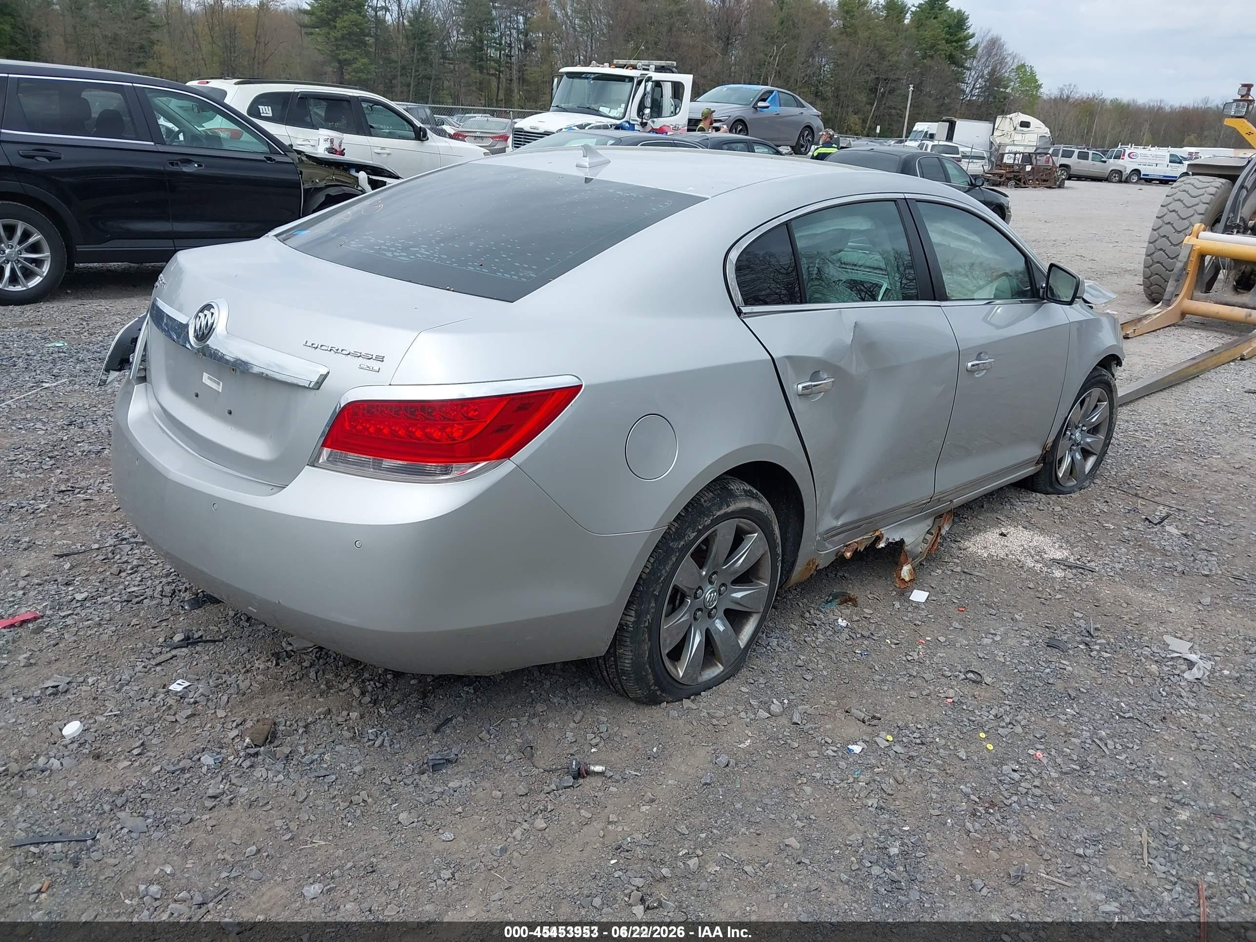 2011 Buick Lacrosse Cxl Серебряный vin: 1G4GD5ED0BF311693