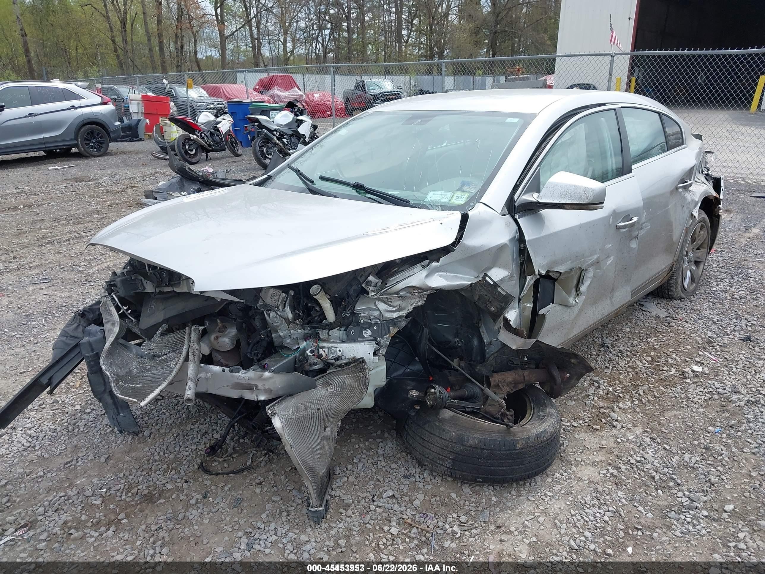 2011 Buick Lacrosse Cxl Серебряный vin: 1G4GD5ED0BF311693