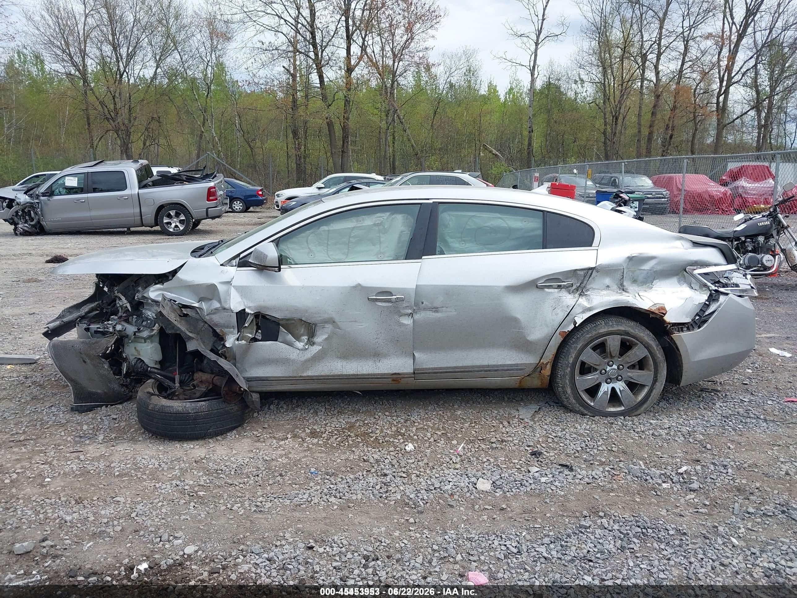 2011 Buick Lacrosse Cxl Серебряный vin: 1G4GD5ED0BF311693