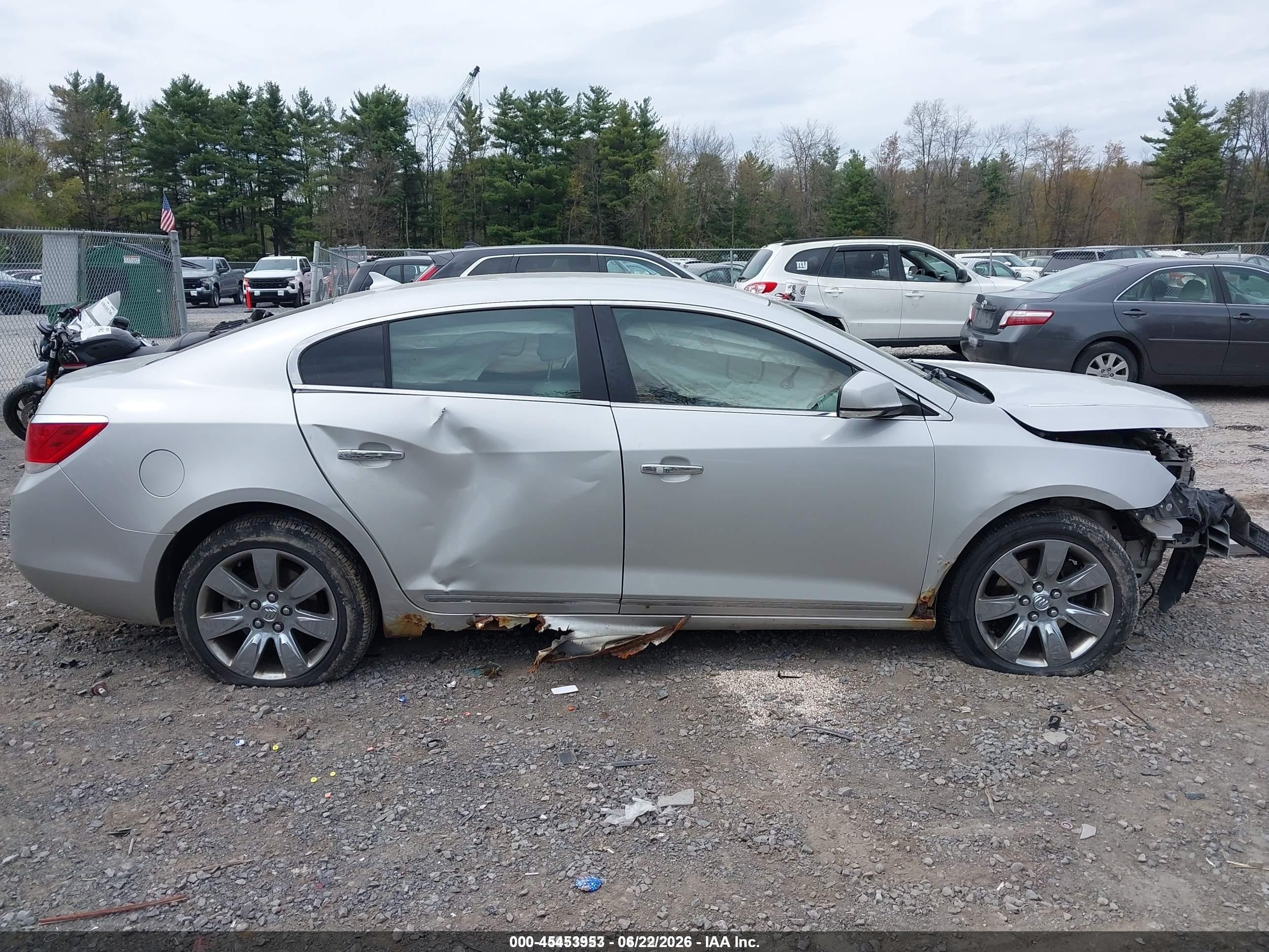 2011 Buick Lacrosse Cxl Серебряный vin: 1G4GD5ED0BF311693