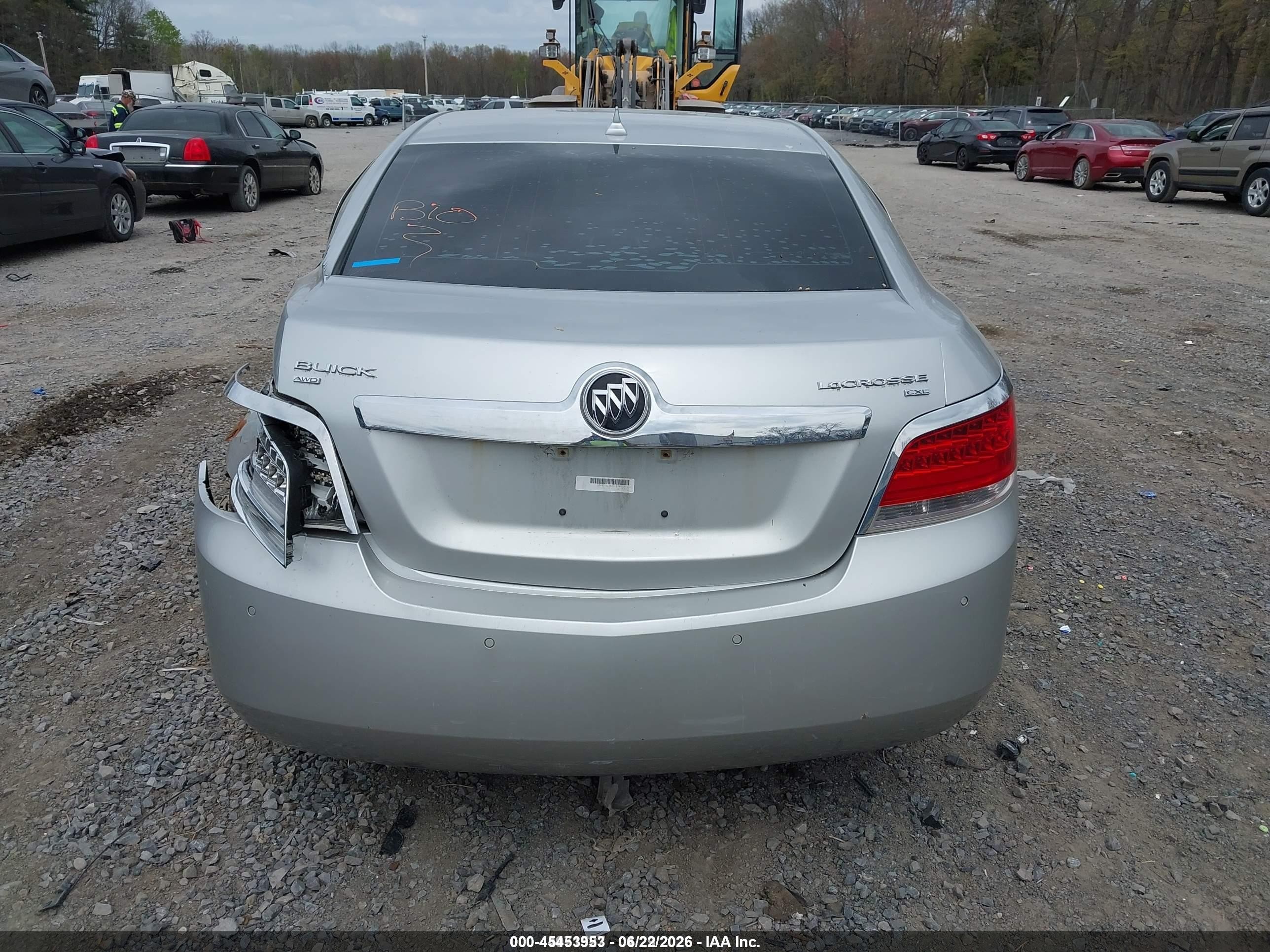 2011 Buick Lacrosse Cxl Серебряный vin: 1G4GD5ED0BF311693