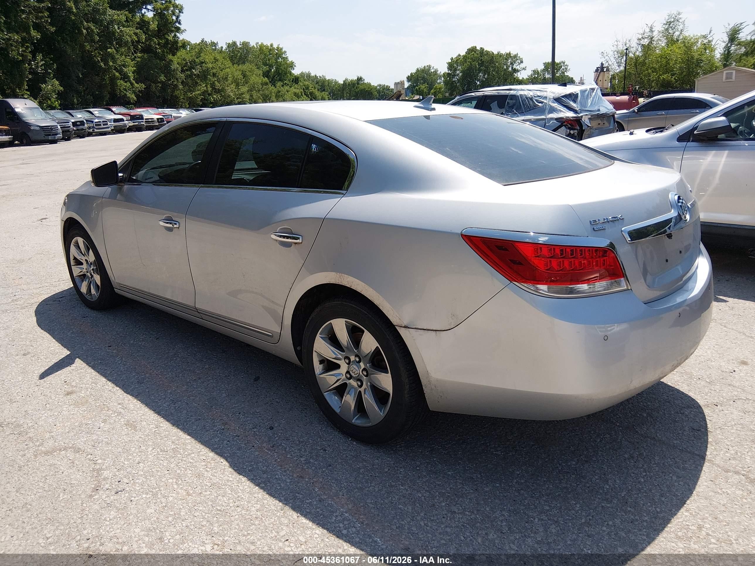 2011 Buick Lacrosse Cxl Silver vin: 1G4GD5ED2BF275926