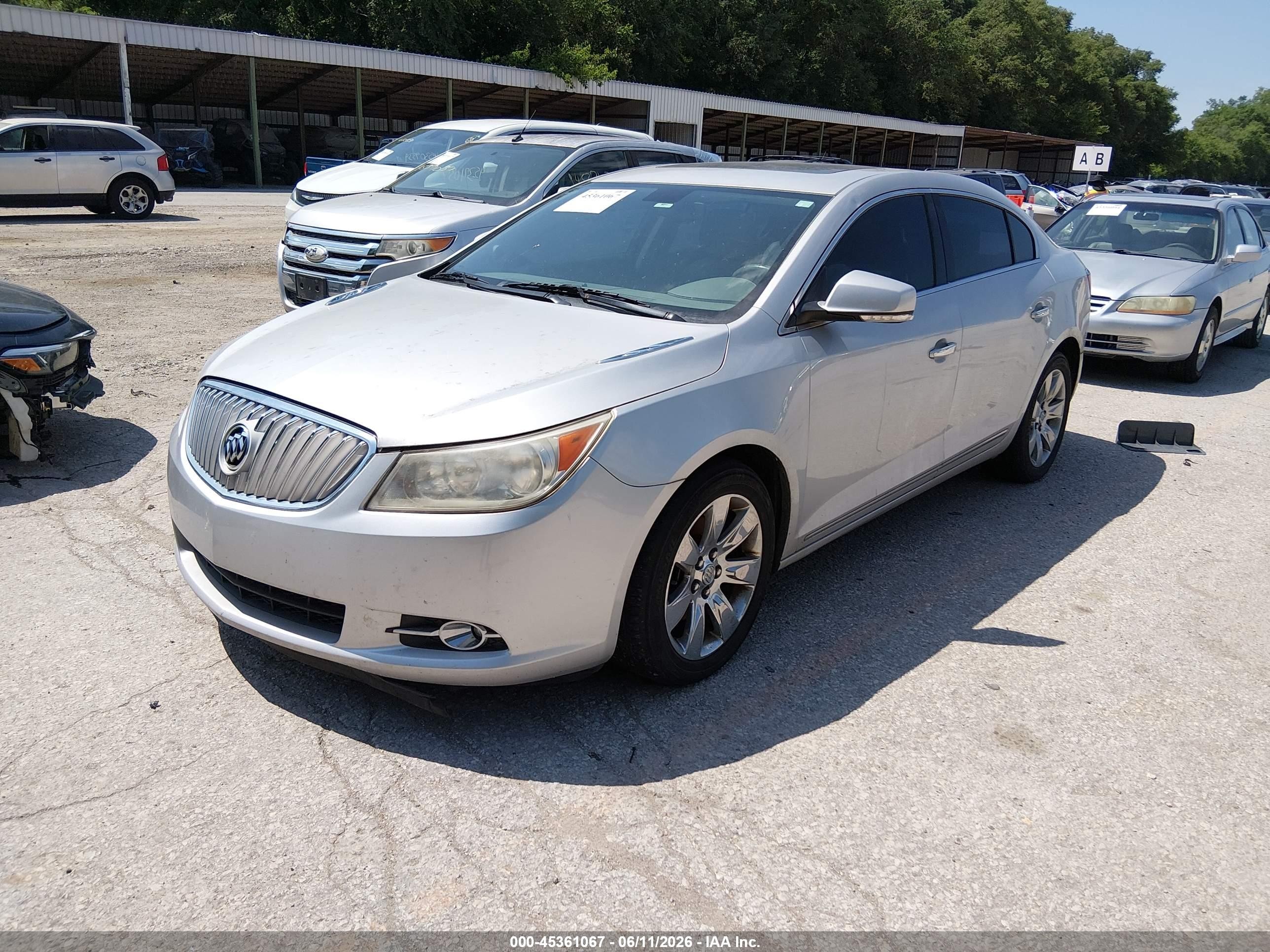 2011 Buick Lacrosse Cxl Silver vin: 1G4GD5ED2BF275926