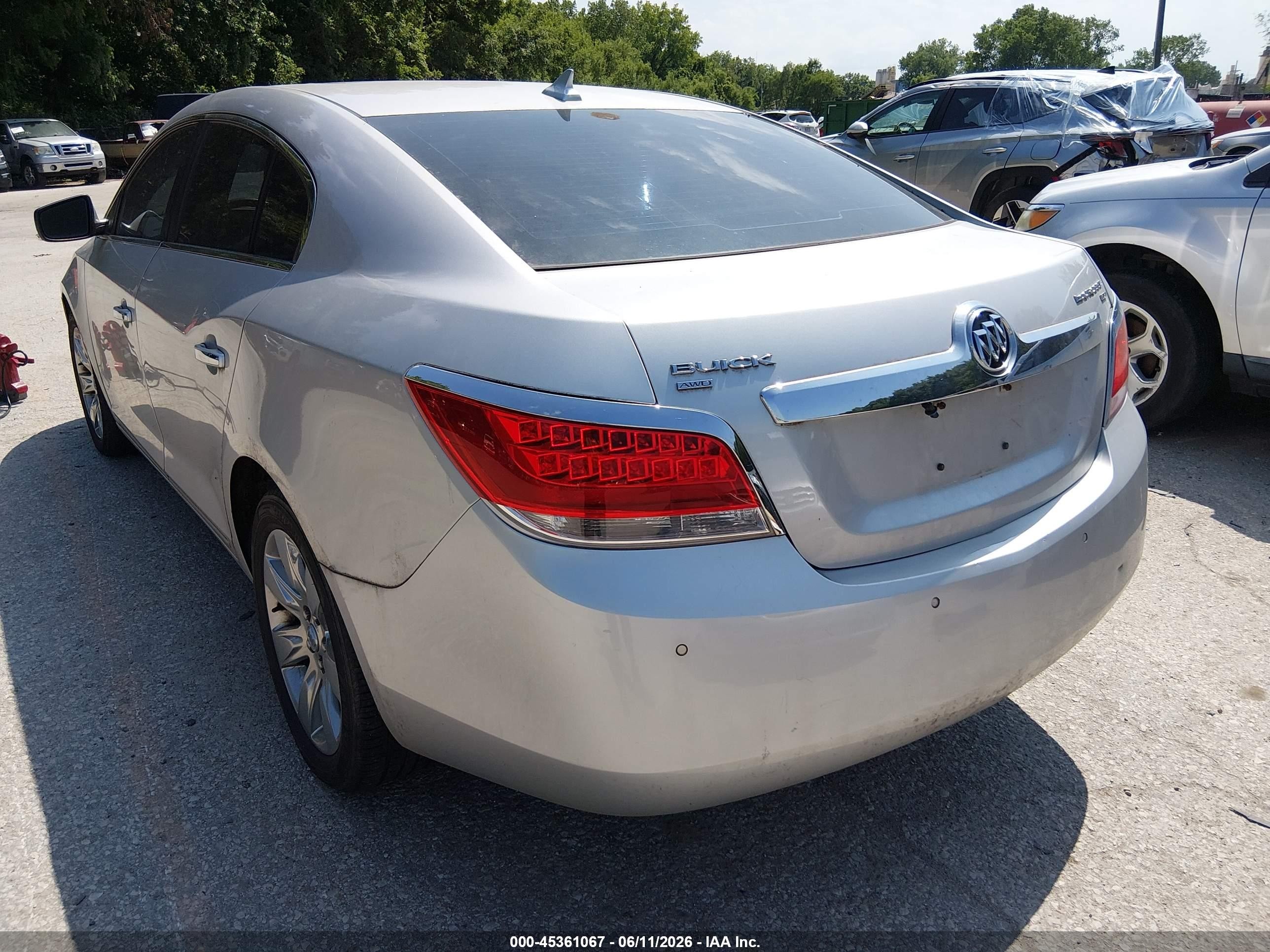 2011 Buick Lacrosse Cxl Silver vin: 1G4GD5ED2BF275926