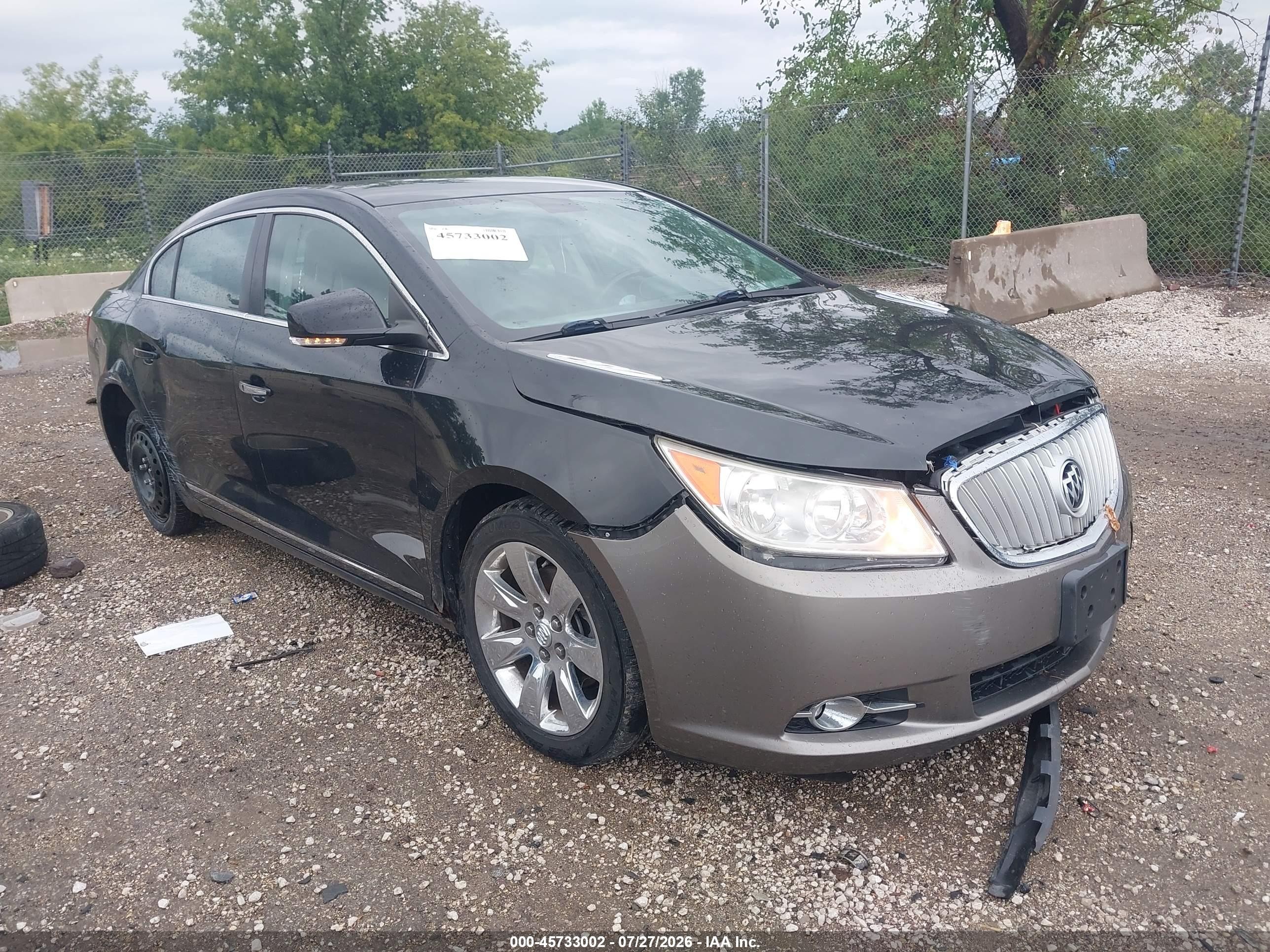 2010 Buick Lacrosse Cxl Черный vin: 1G4GD5EG6AF146810