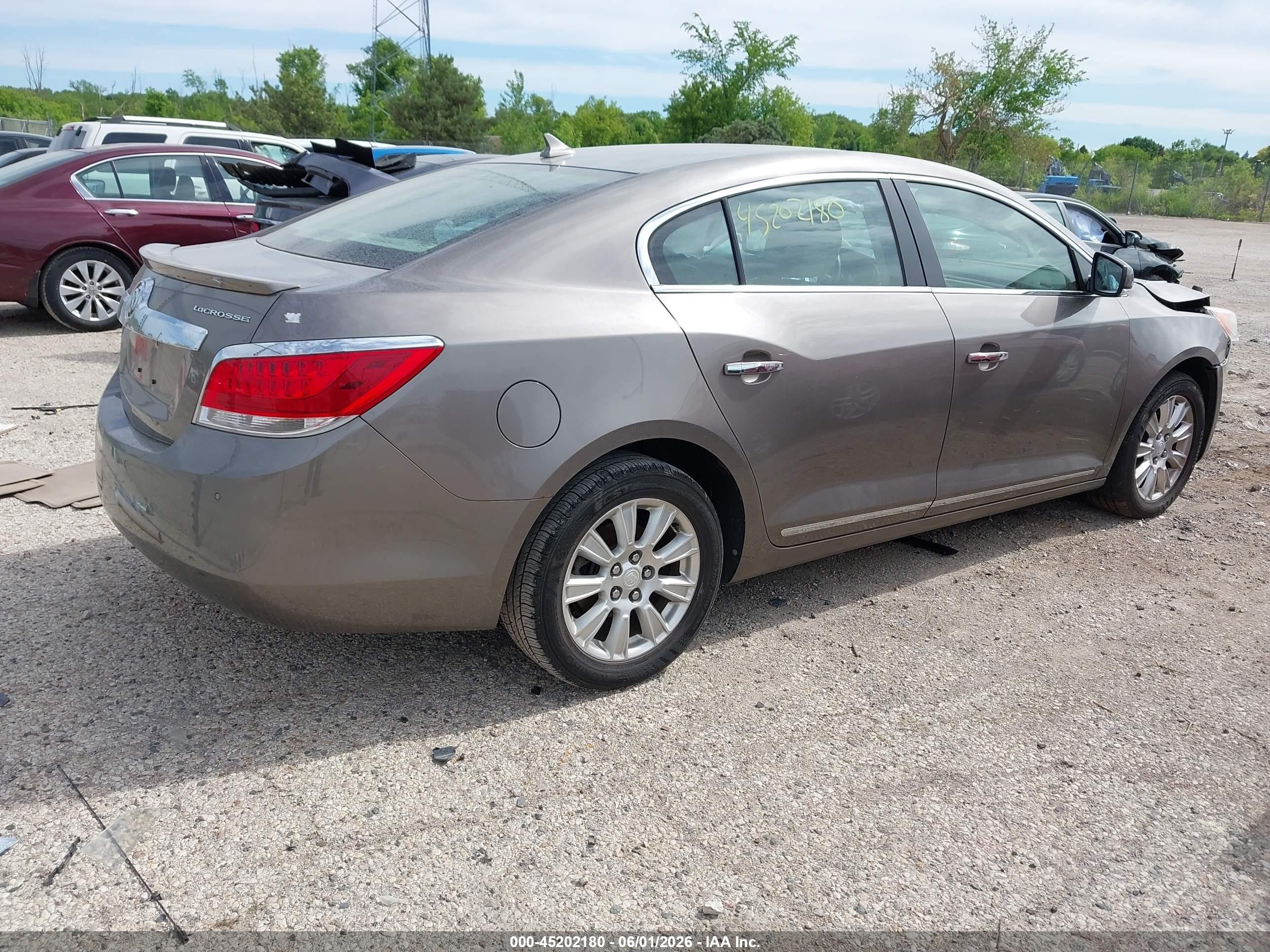 2012 Buick Lacrosse Premium 1 Group Brown vin: 1G4GD5ER2CF359175