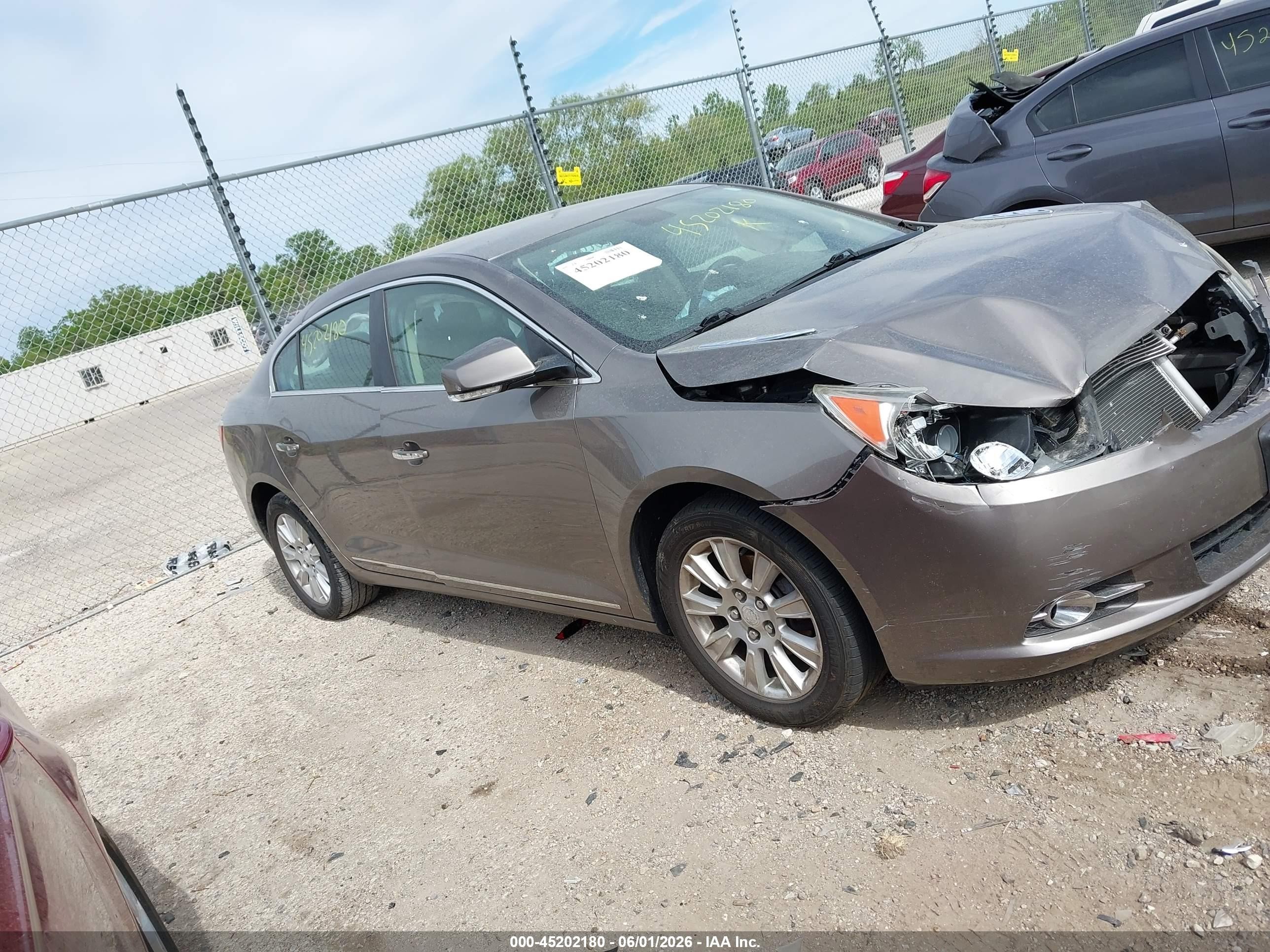 2012 Buick Lacrosse Premium 1 Group Brown vin: 1G4GD5ER2CF359175