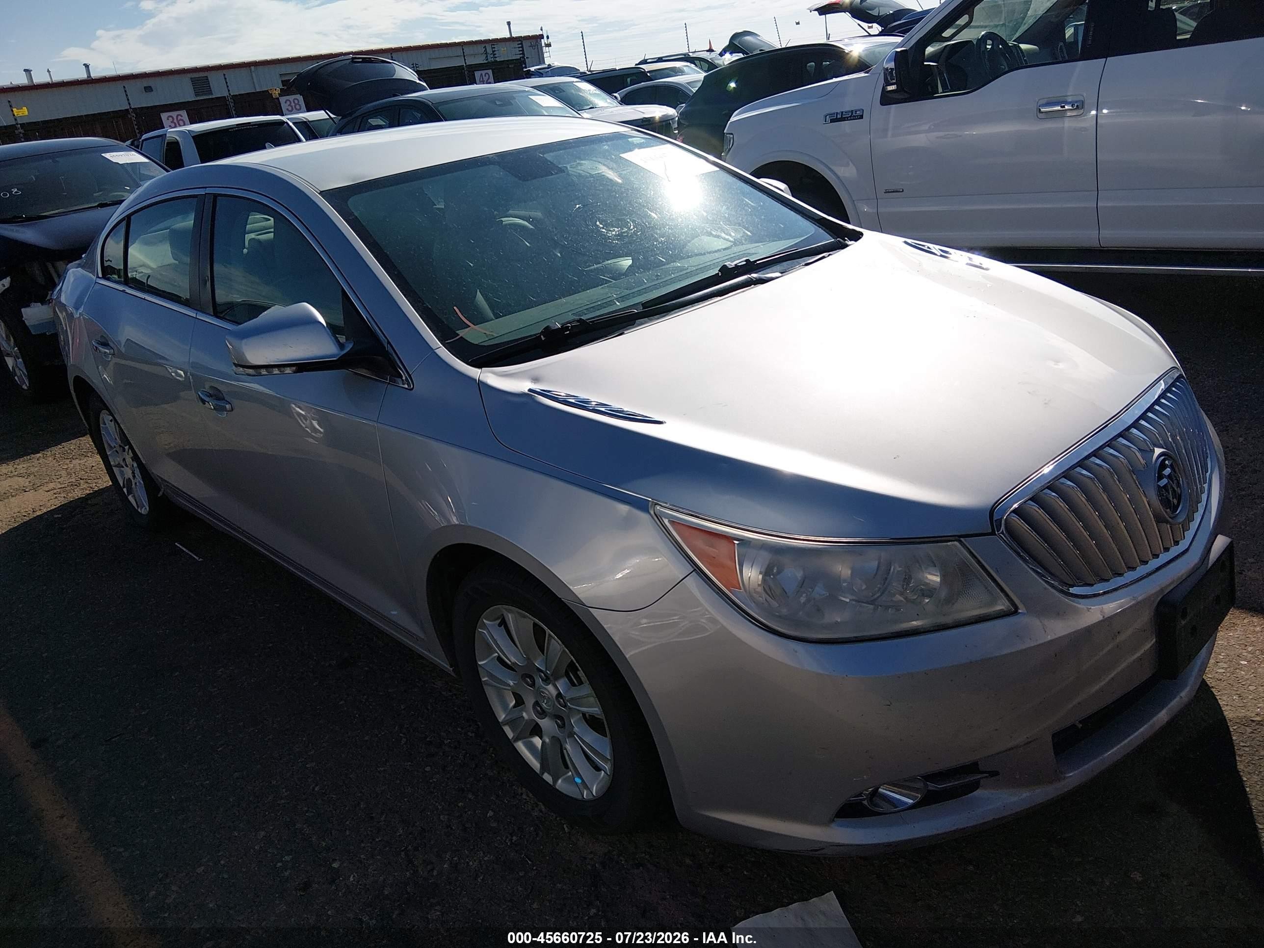 2012 Buick Lacrosse Premium 1 Group Gray vin: 1G4GD5ER4CF252631