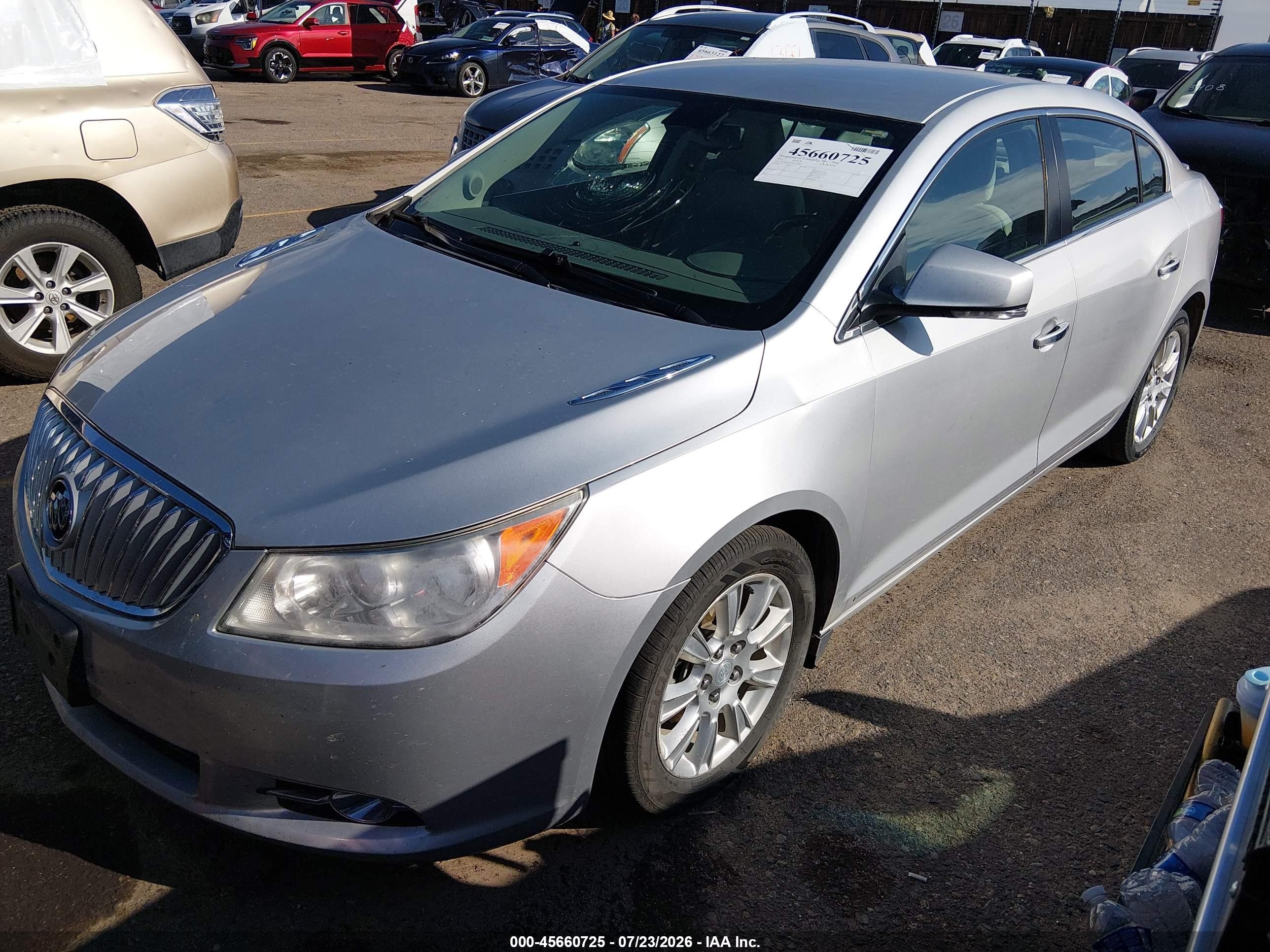 2012 Buick Lacrosse Premium 1 Group Gray vin: 1G4GD5ER4CF252631