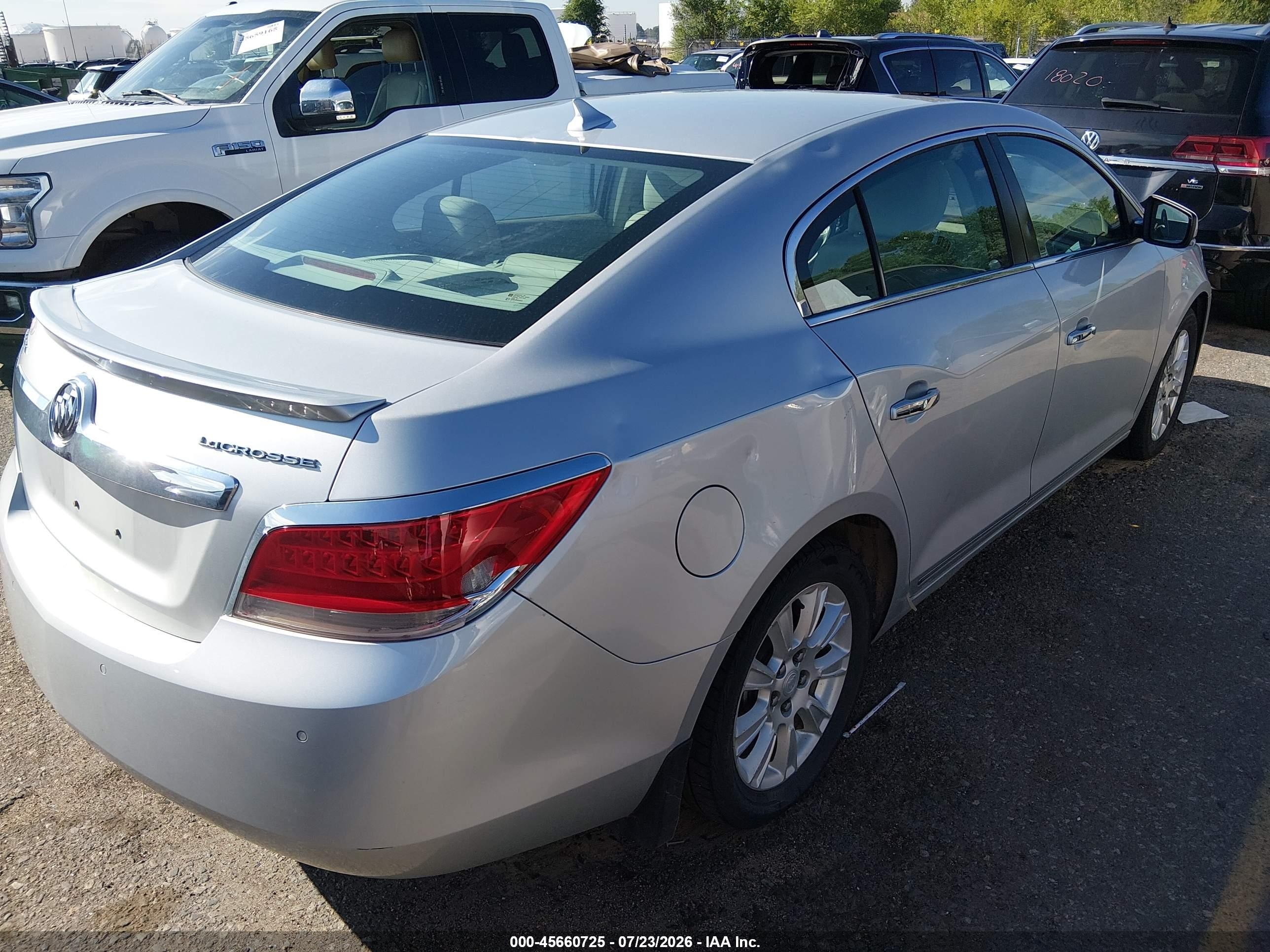 2012 Buick Lacrosse Premium 1 Group Gray vin: 1G4GD5ER4CF252631