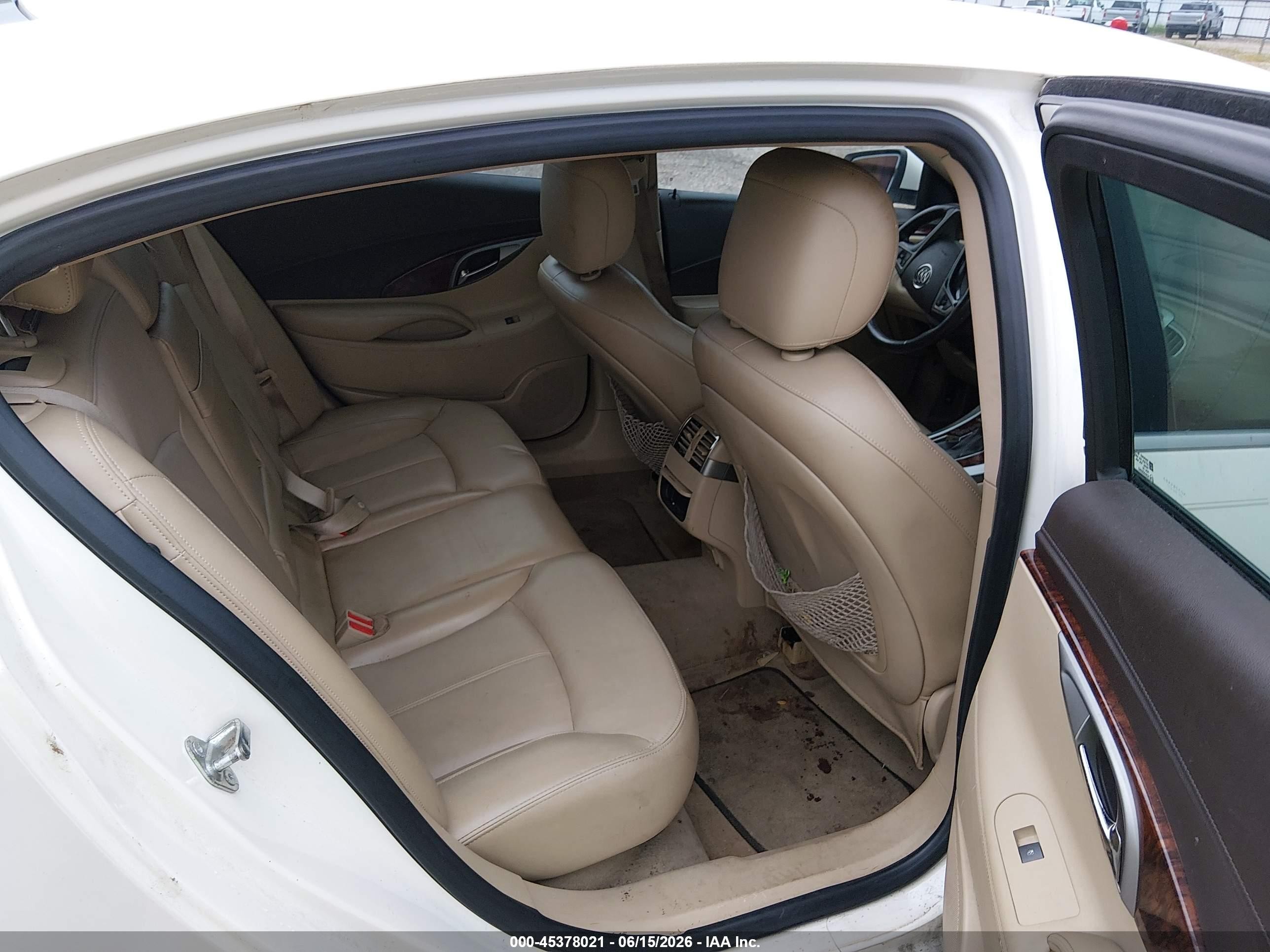 2012 Buick Lacrosse Premium 1 Group White vin: 1G4GD5ER5CF232436