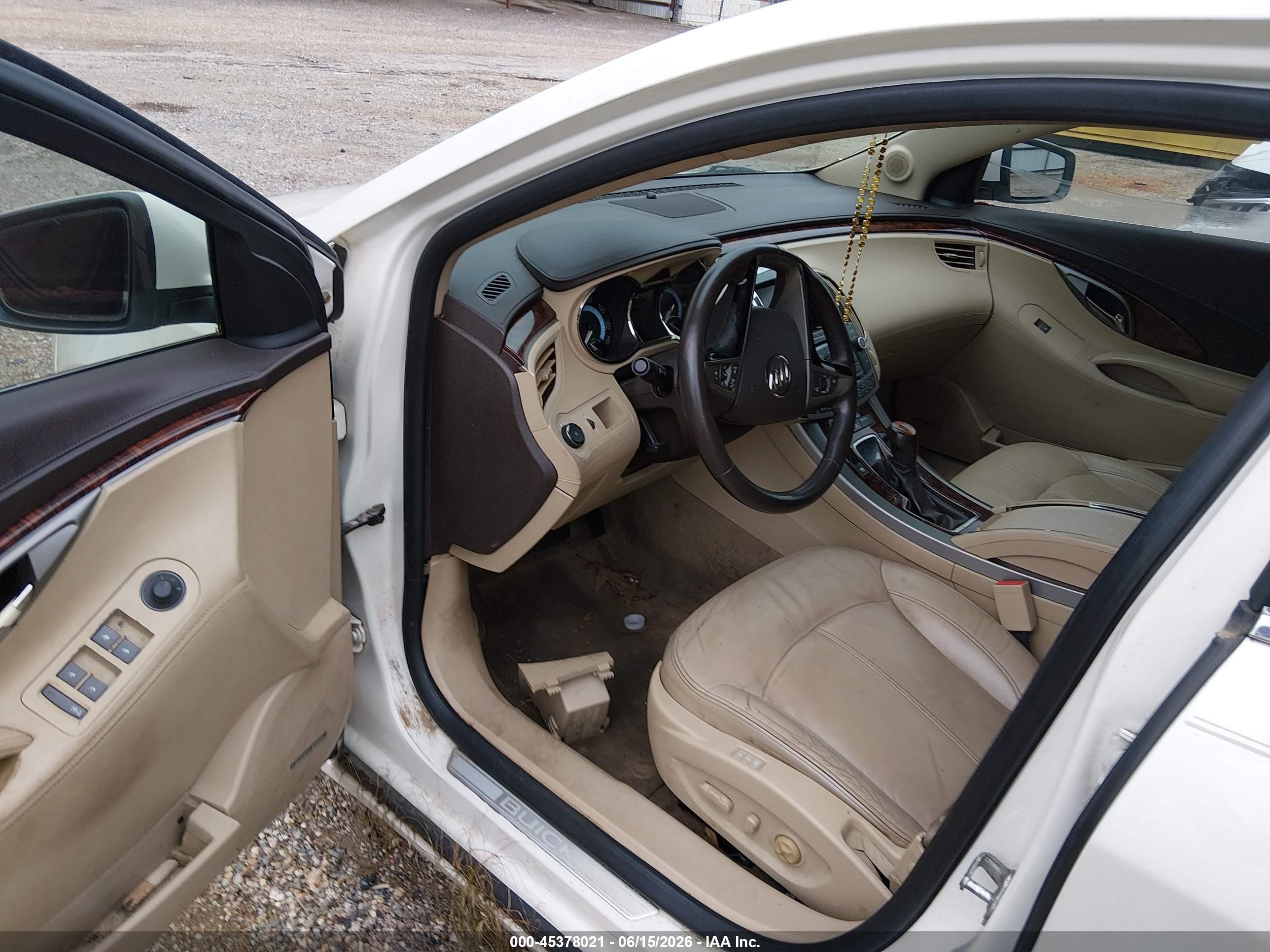 2012 Buick Lacrosse Premium 1 Group White vin: 1G4GD5ER5CF232436