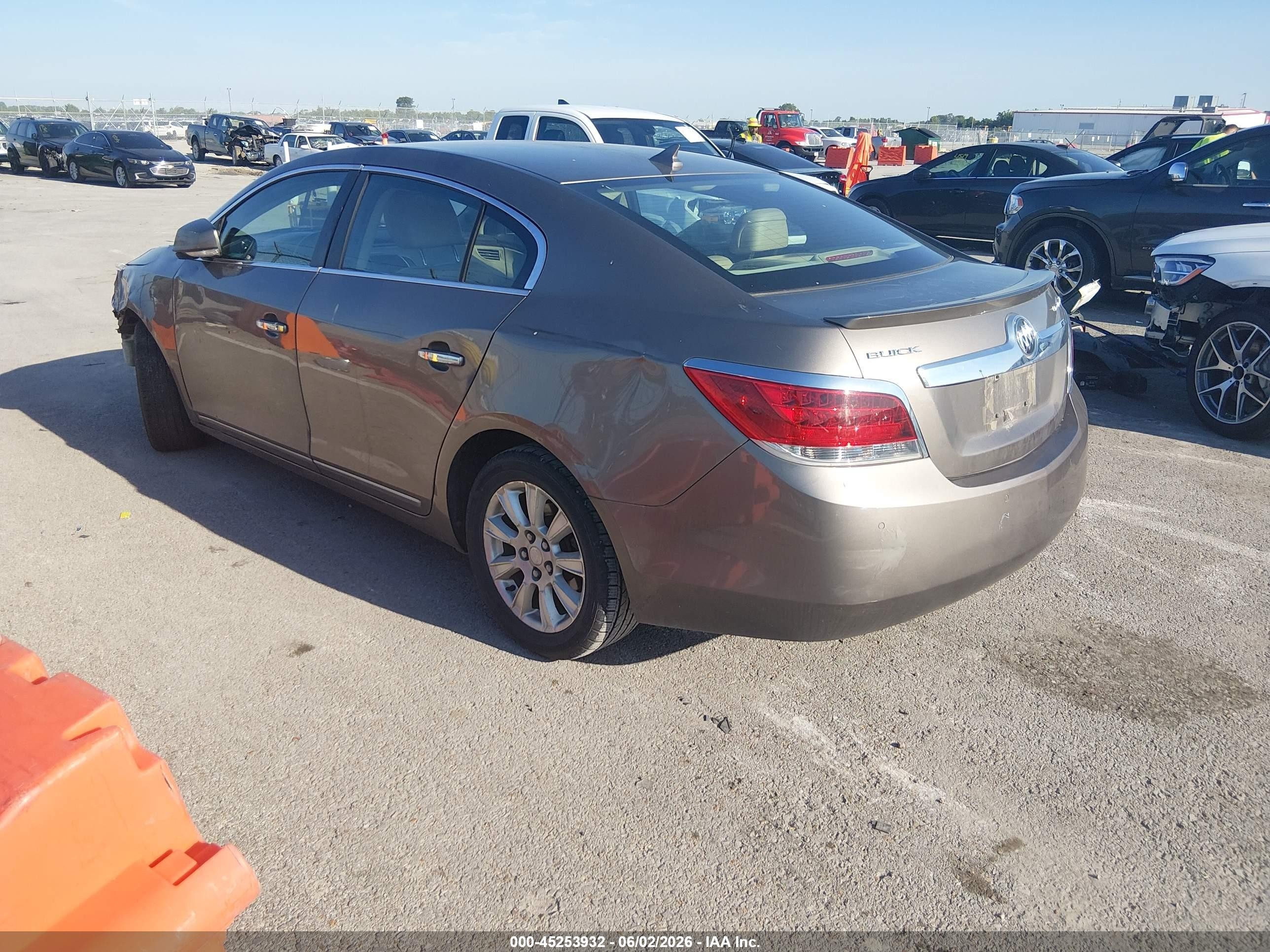 2012 Buick Lacrosse Premium 1 Group Brown vin: 1G4GD5ER7CF215573