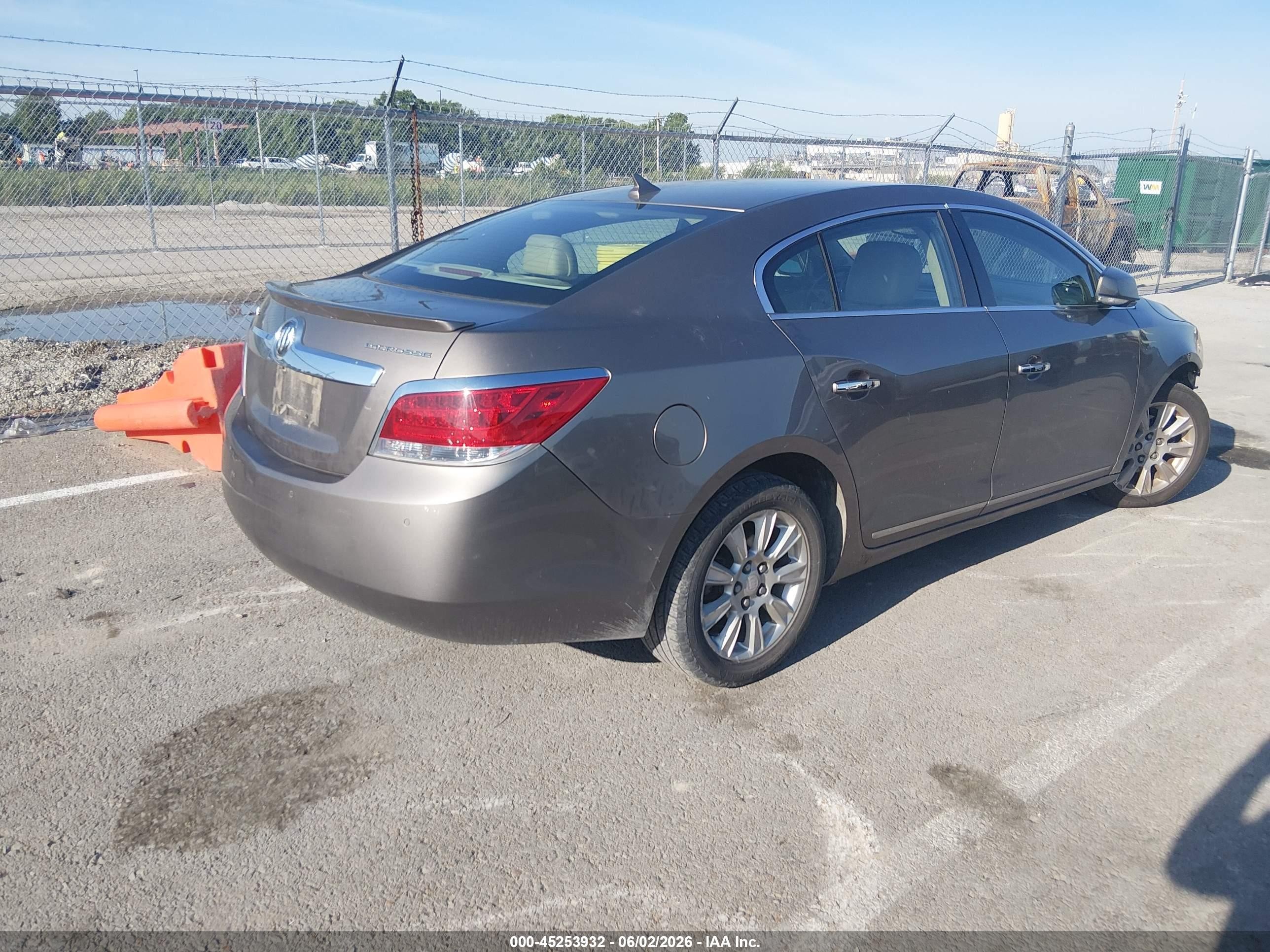 2012 Buick Lacrosse Premium 1 Group Brown vin: 1G4GD5ER7CF215573