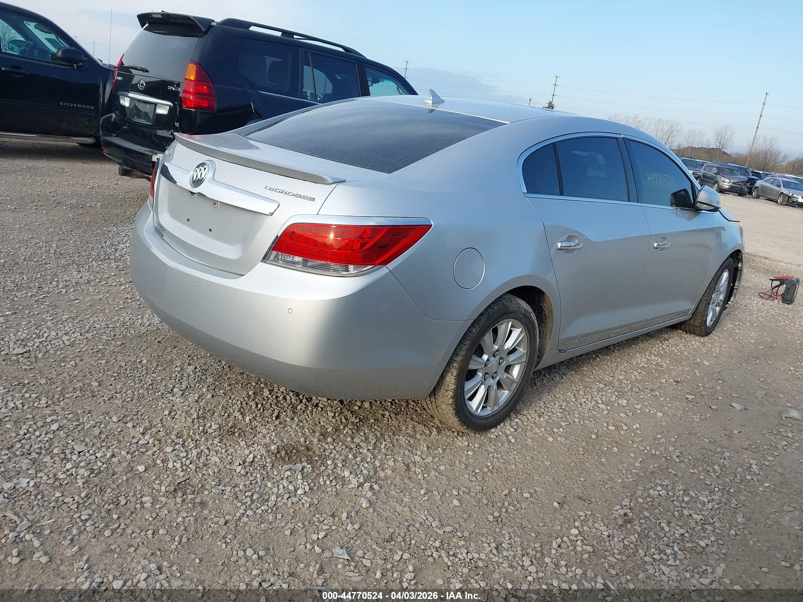 2012 Buick Lacrosse Premium 1 Group Silver vin: 1G4GD5ER7CF266684