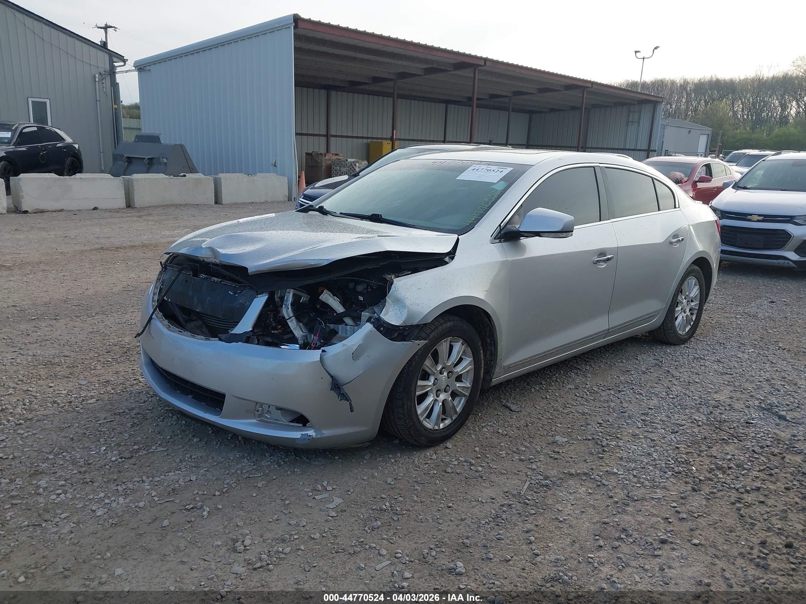 2012 Buick Lacrosse Premium 1 Group Silver vin: 1G4GD5ER7CF266684