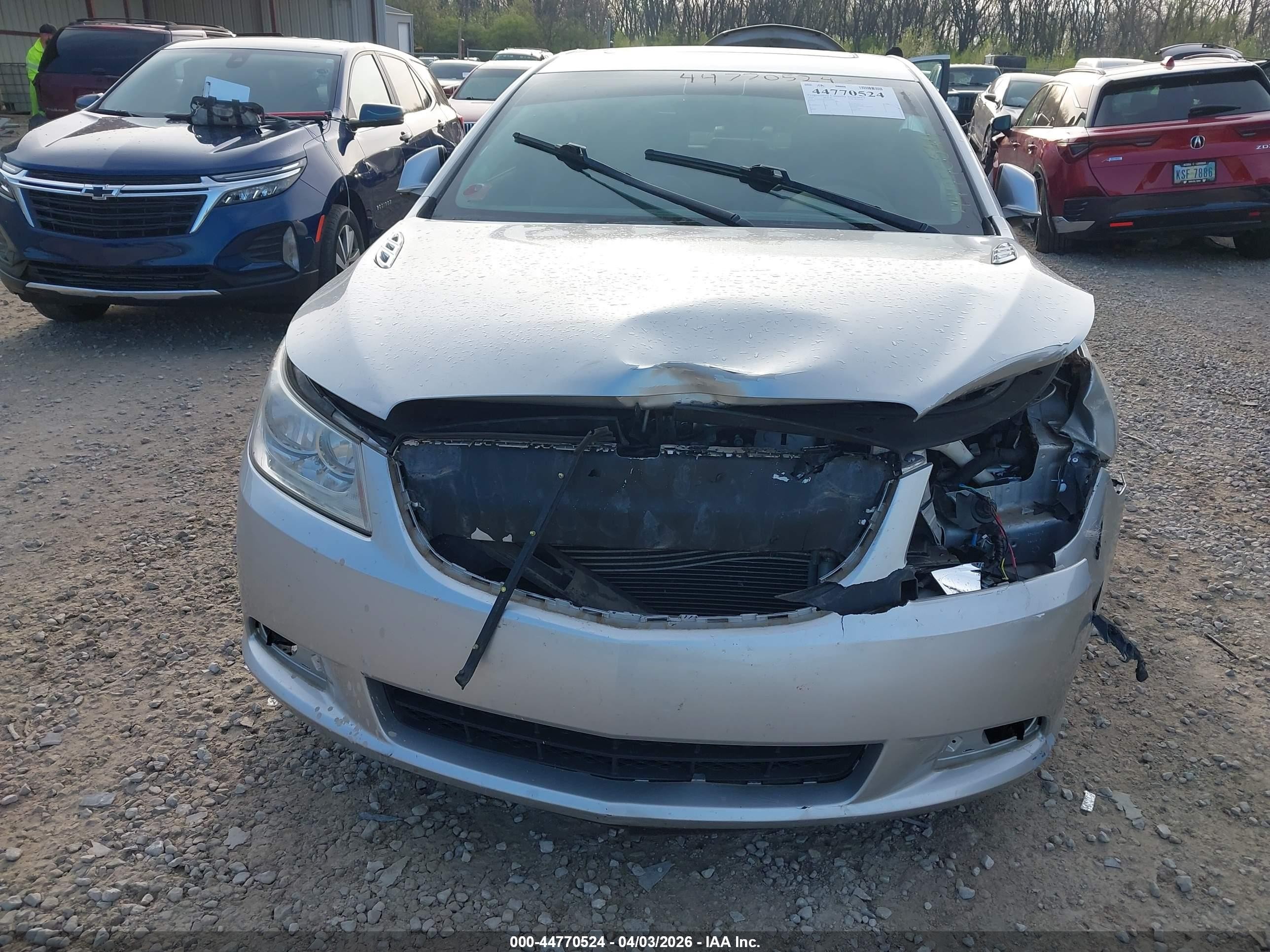 2012 Buick Lacrosse Premium 1 Group Silver vin: 1G4GD5ER7CF266684