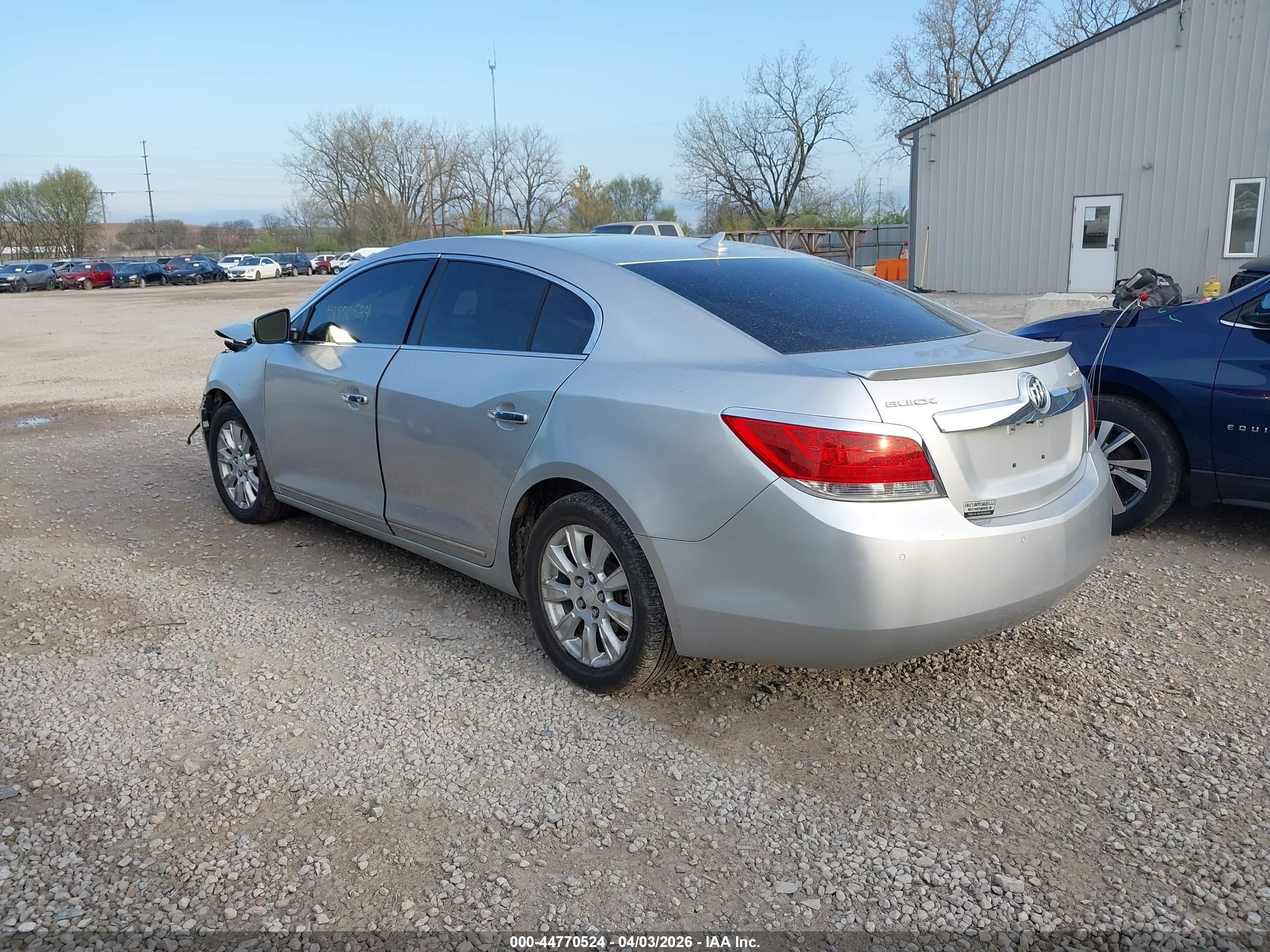 2012 Buick Lacrosse Premium 1 Group Silver vin: 1G4GD5ER7CF266684