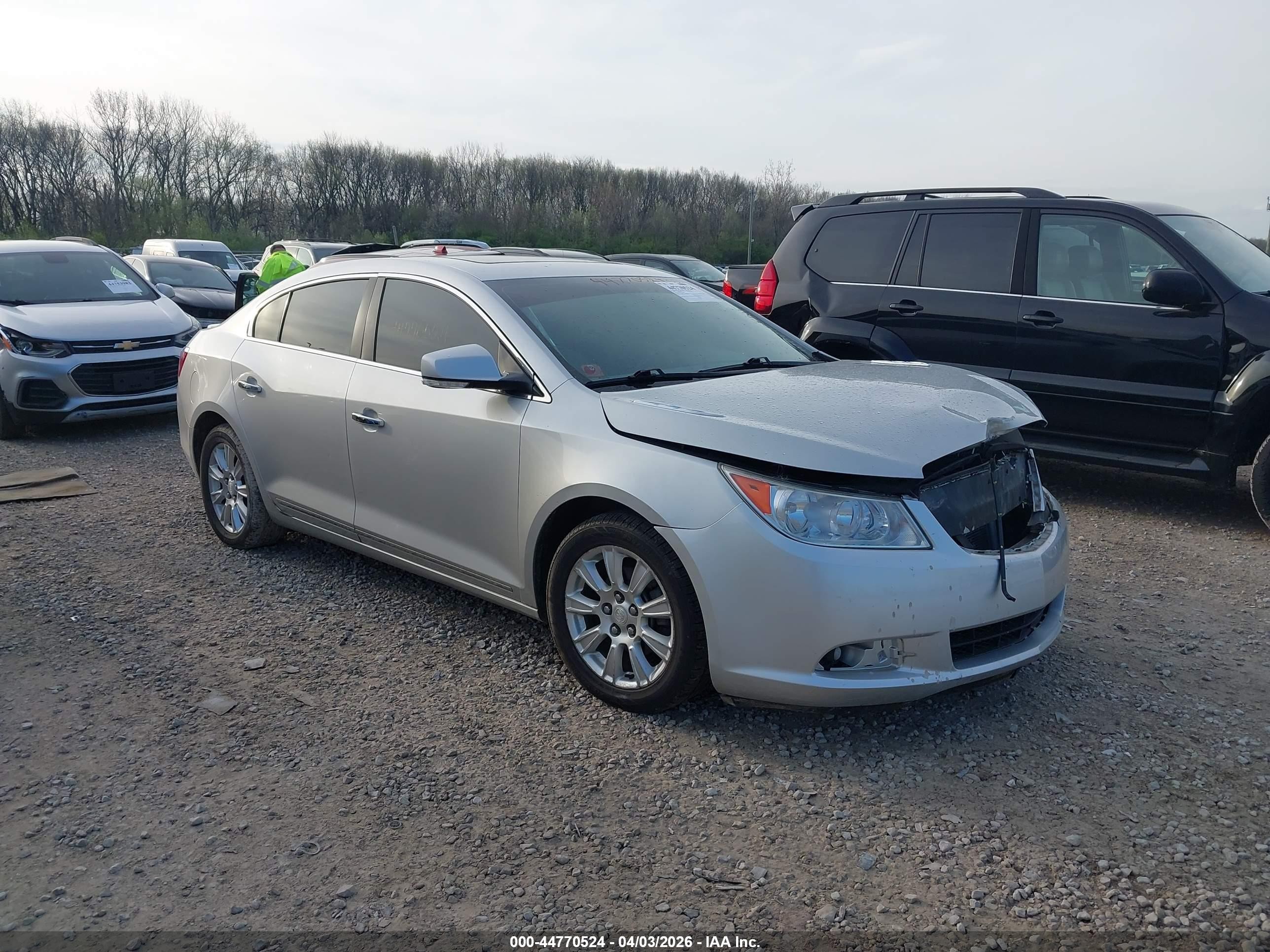 2012 Buick Lacrosse Premium 1 Group Серебряный vin: 1G4GD5ER7CF266684