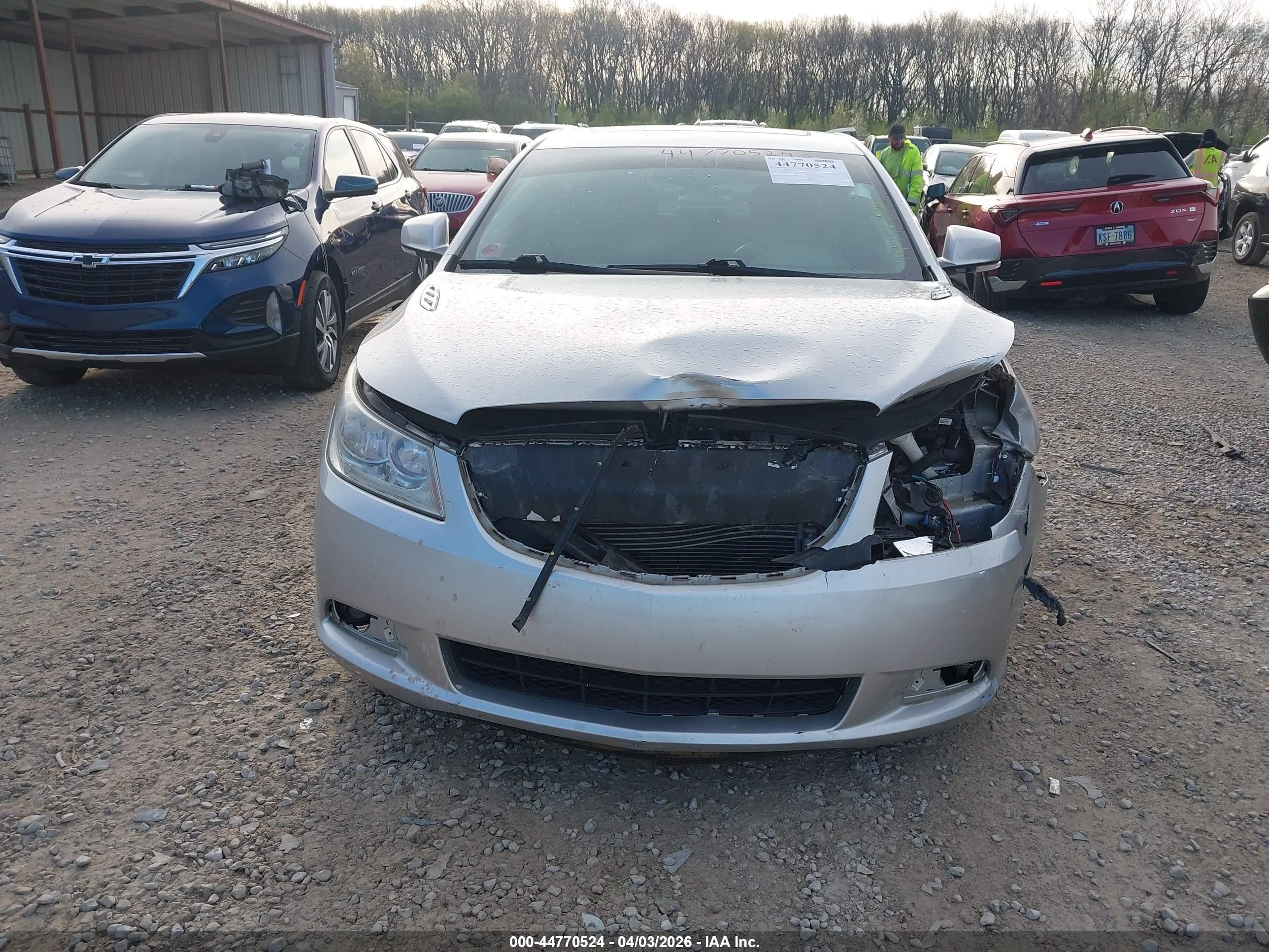 2012 Buick Lacrosse Premium 1 Group Silver vin: 1G4GD5ER7CF266684