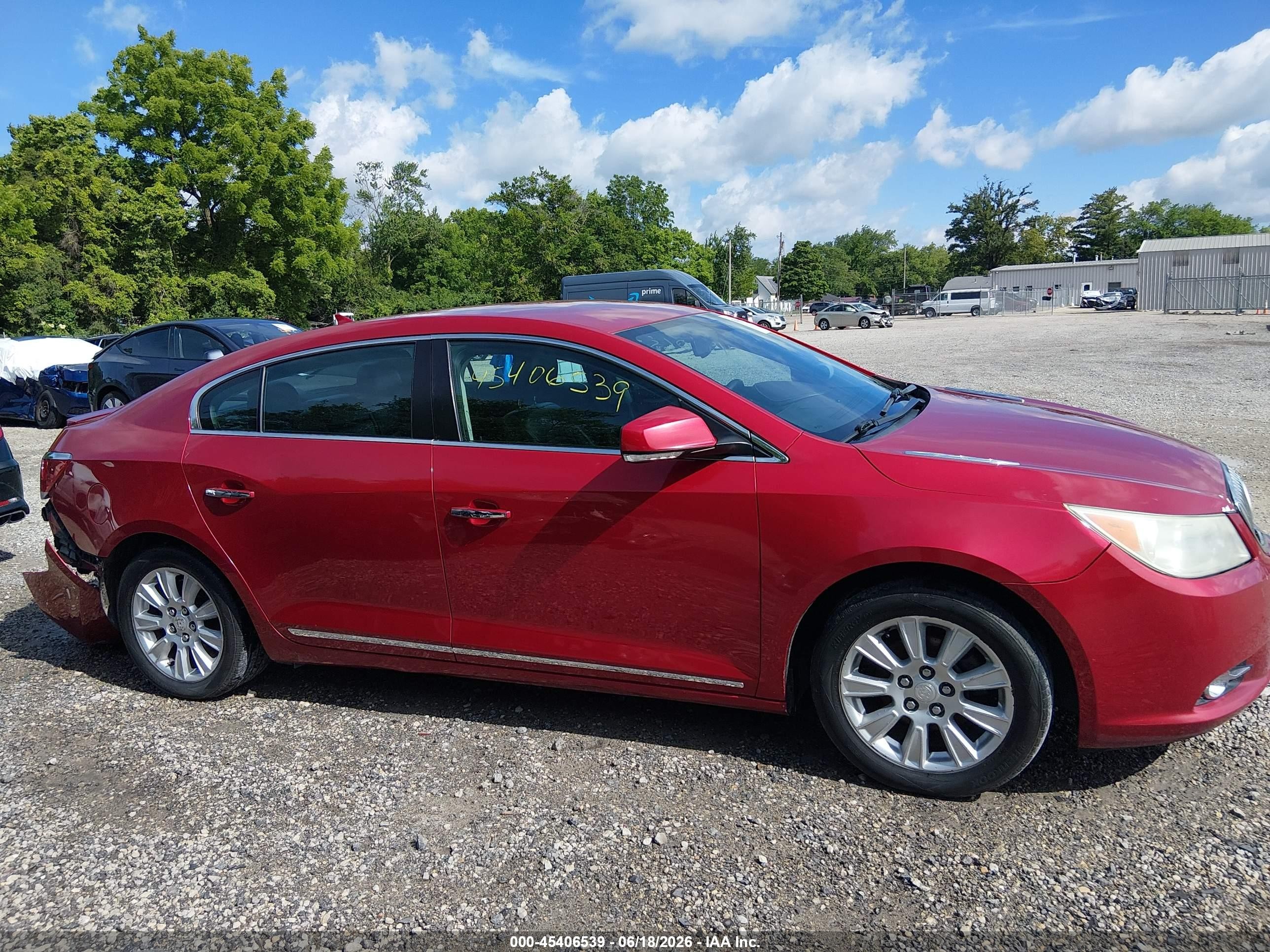 2012 Buick Lacrosse Premium 1 Group Red vin: 1G4GD5ER8CF363960