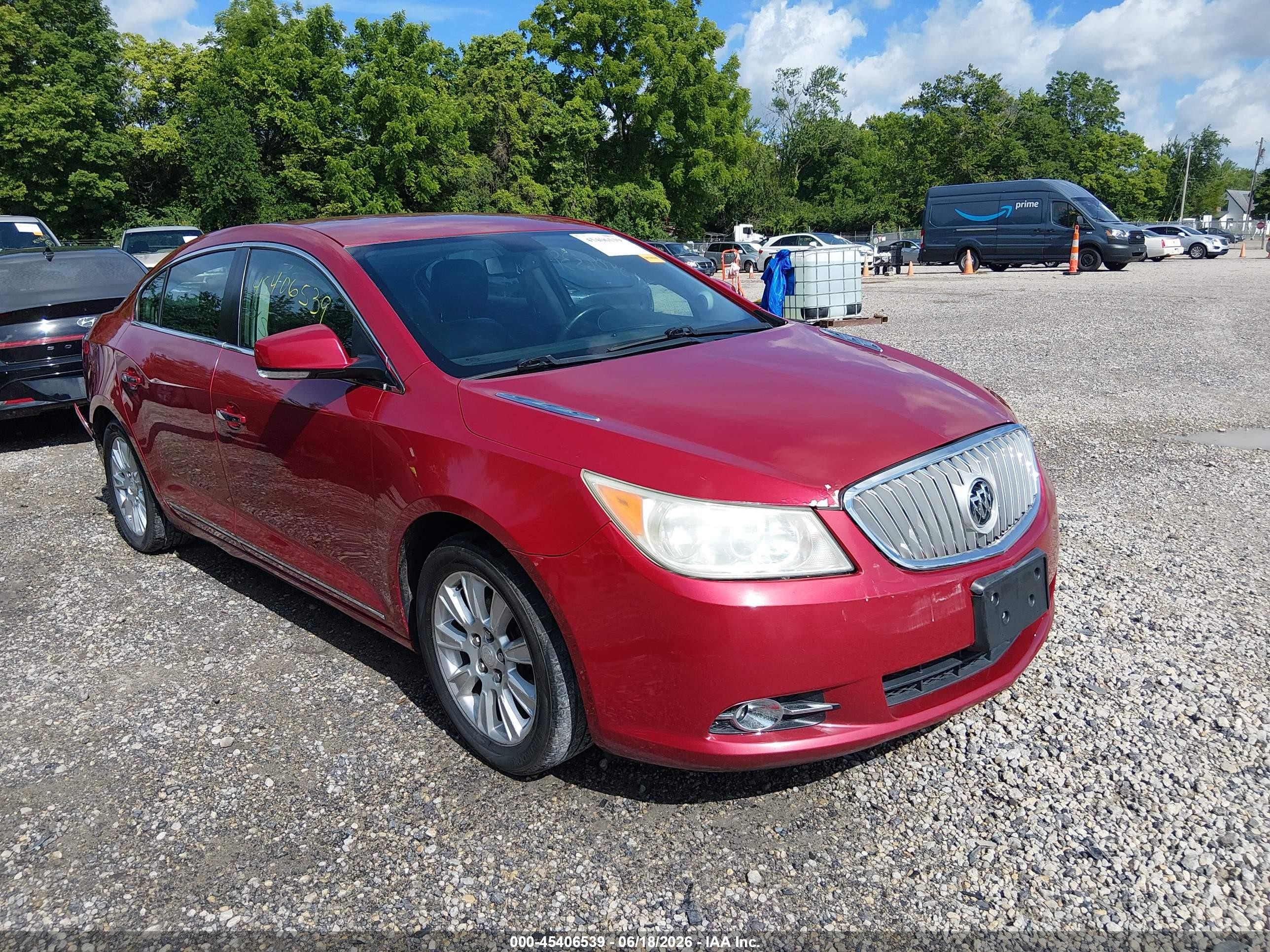 2012 Buick Lacrosse Premium 1 Group Red vin: 1G4GD5ER8CF363960