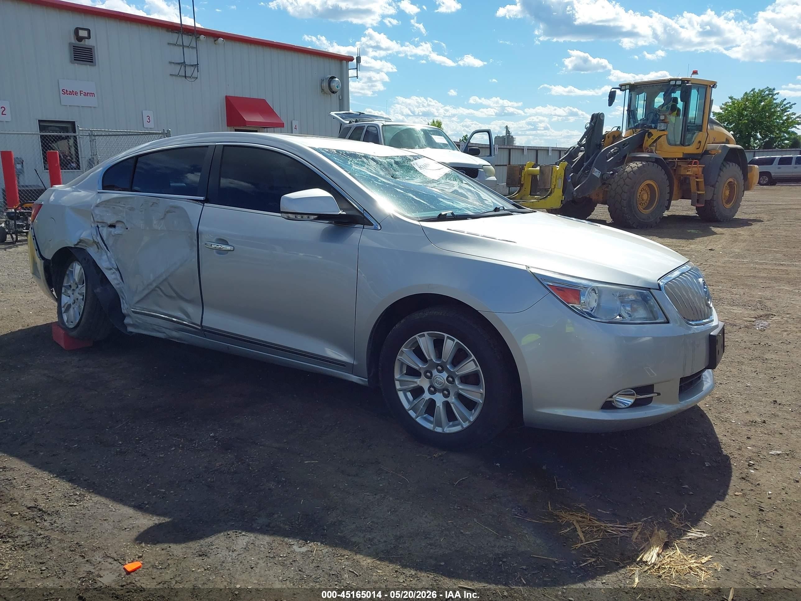 2012 Buick Lacrosse Premium 1 Group Silver vin: 1G4GD5ERXCF300584