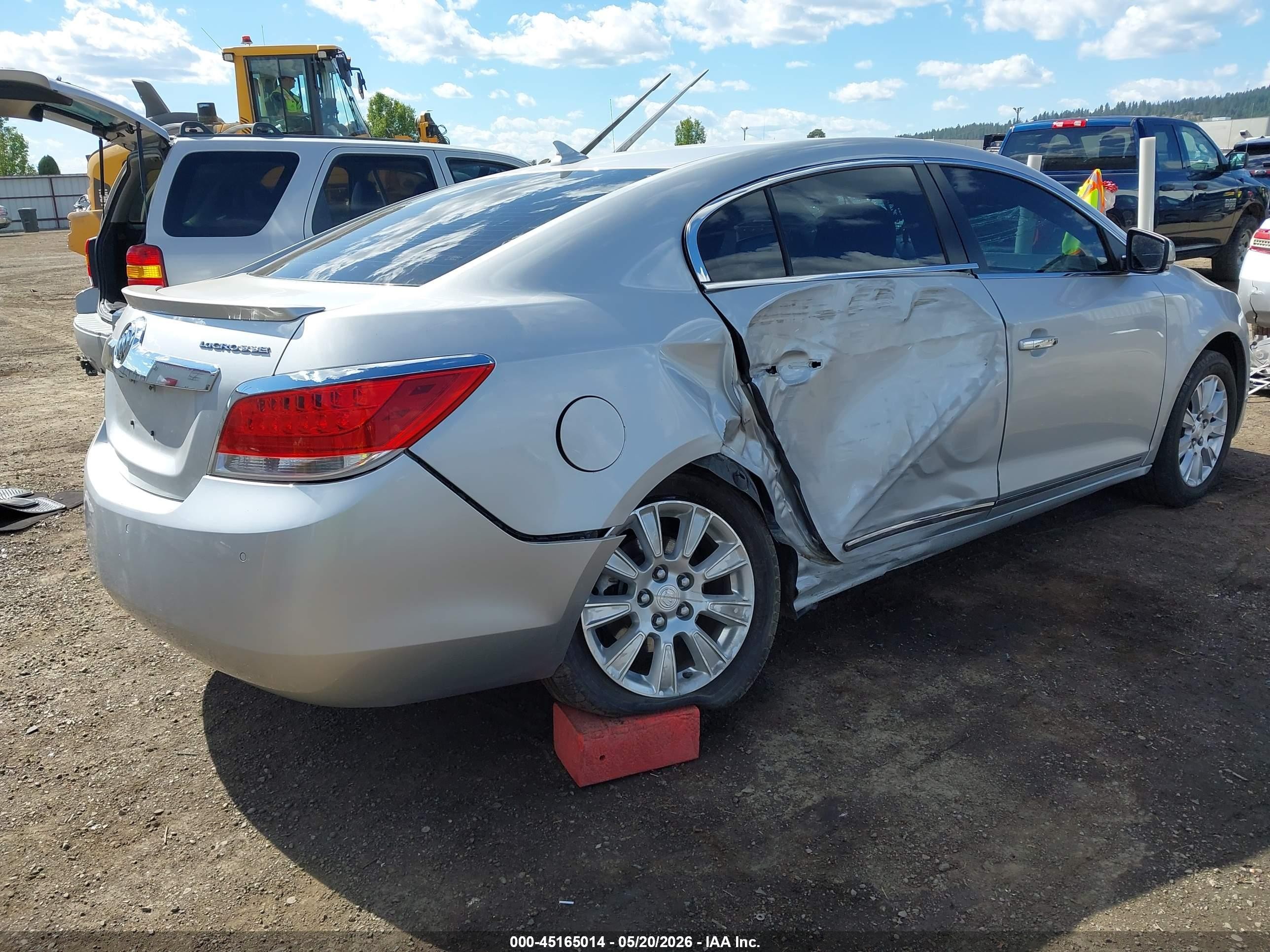 2012 Buick Lacrosse Premium 1 Group Silver vin: 1G4GD5ERXCF300584