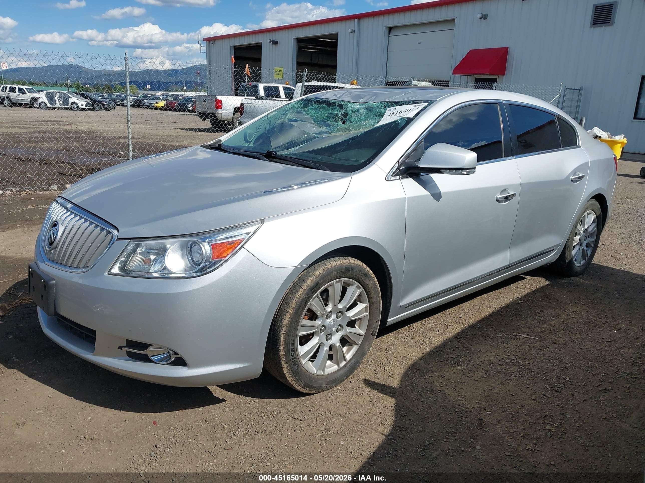 2012 Buick Lacrosse Premium 1 Group Silver vin: 1G4GD5ERXCF300584